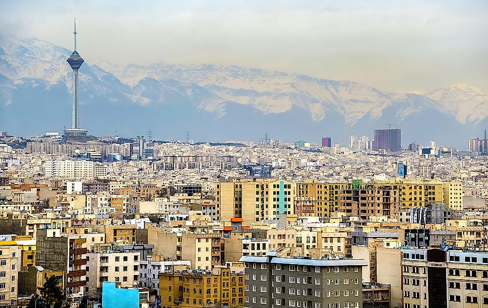 Biggest Cities In Iran - WorldAtlas