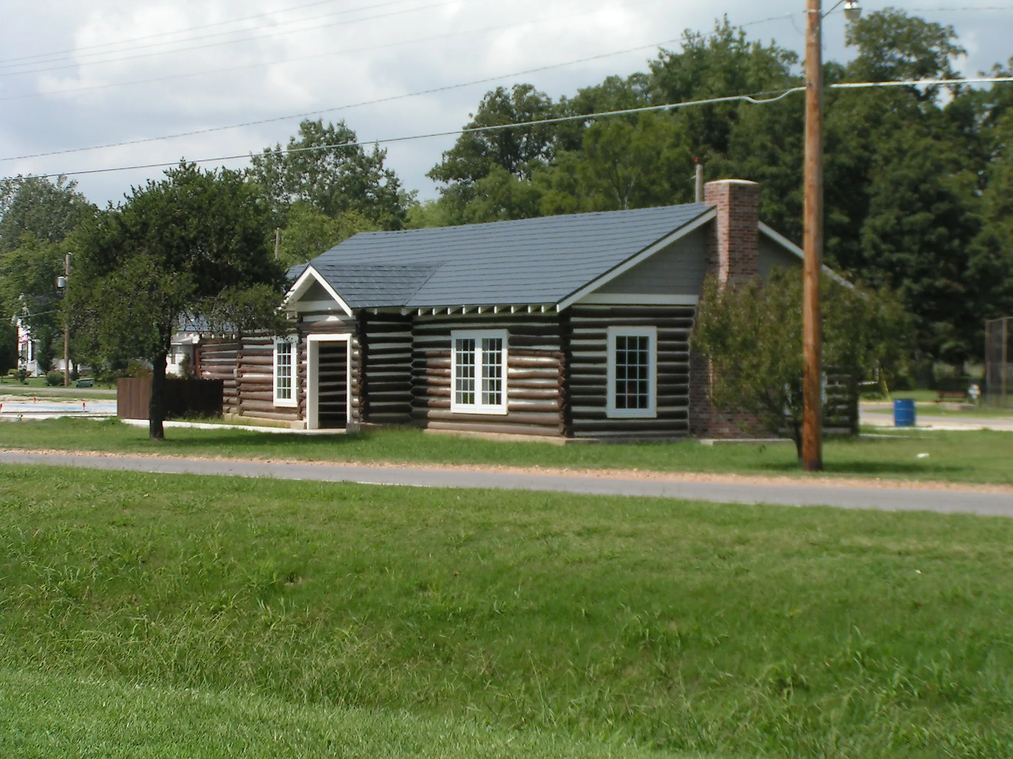 View of Campbell, Missouri's Visitor Center. A town along Crowley's Ridge Scenic Byway.