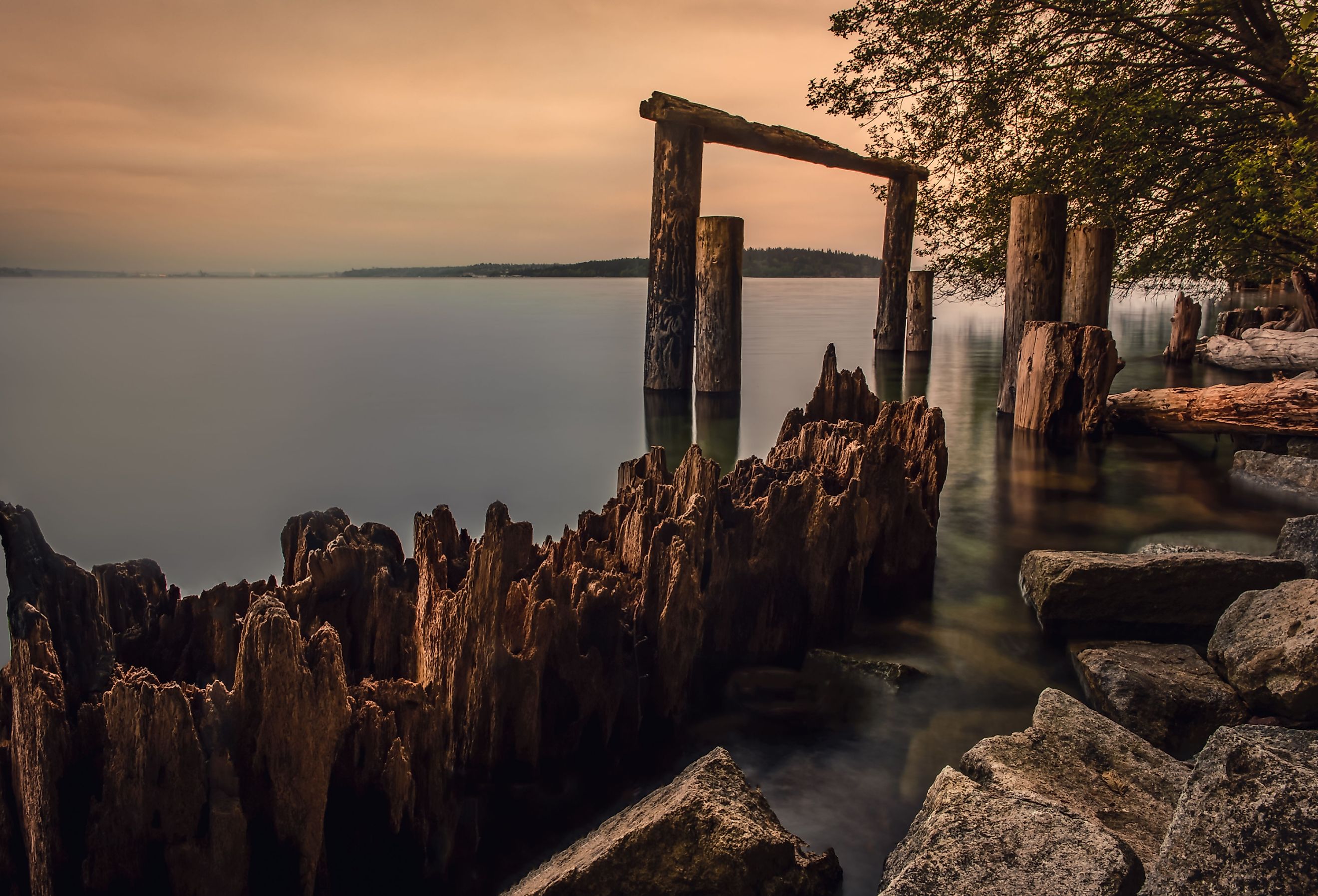 Sunrise Beach Park in Gig Harbor, Washington.