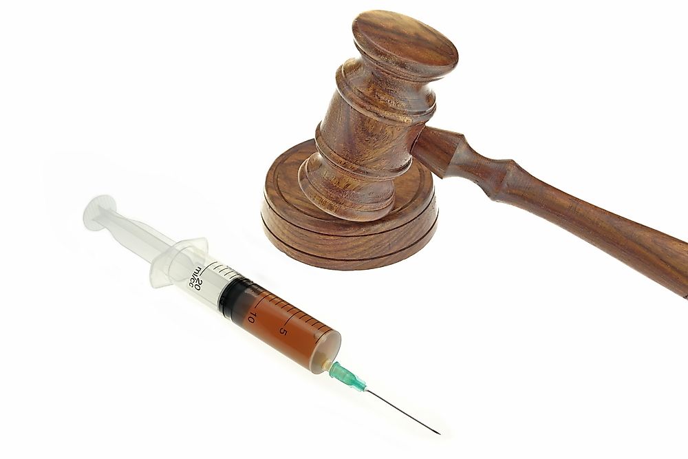 In some states, executions are performed through lethal injection.