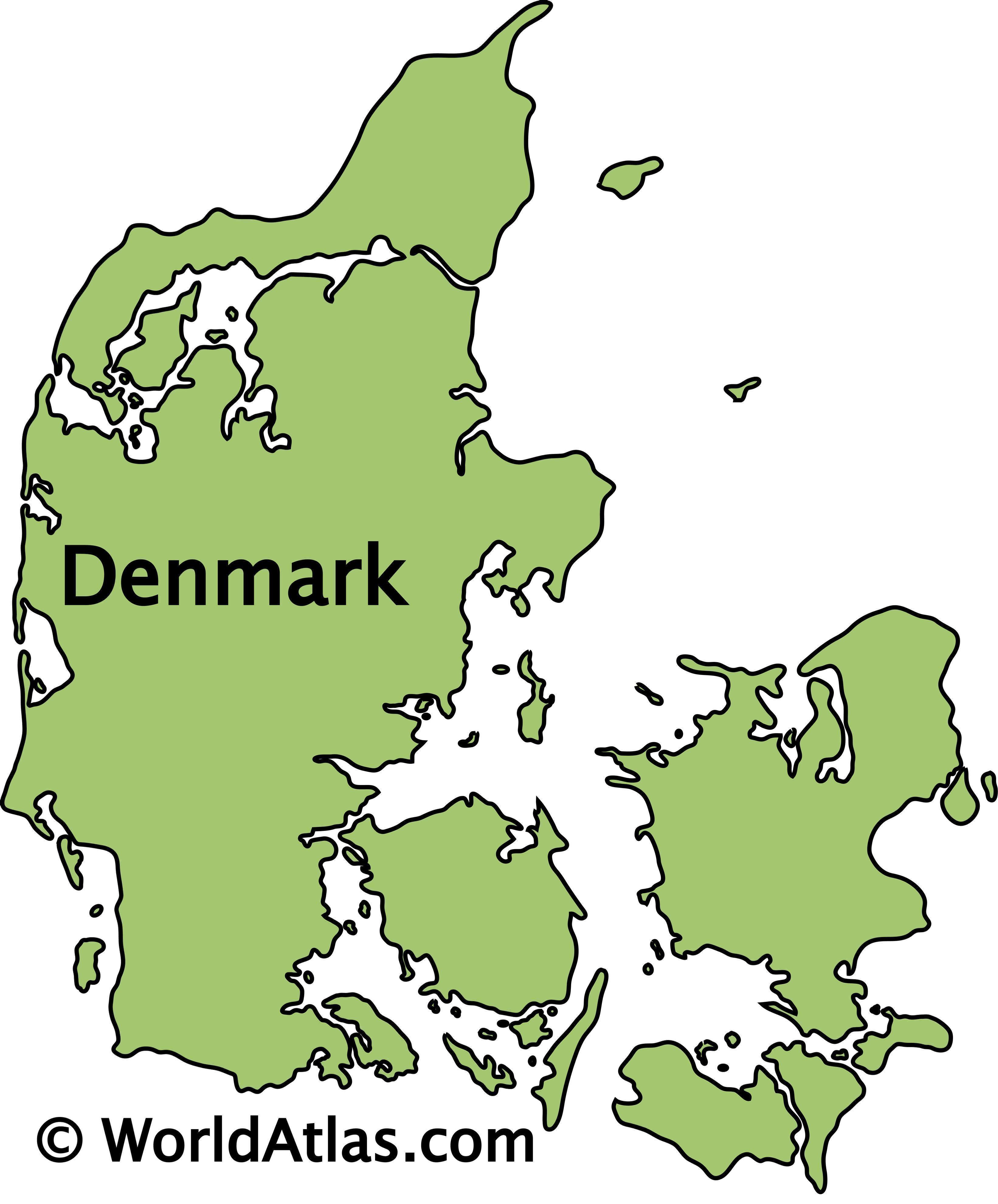 jutland peninsula on world map