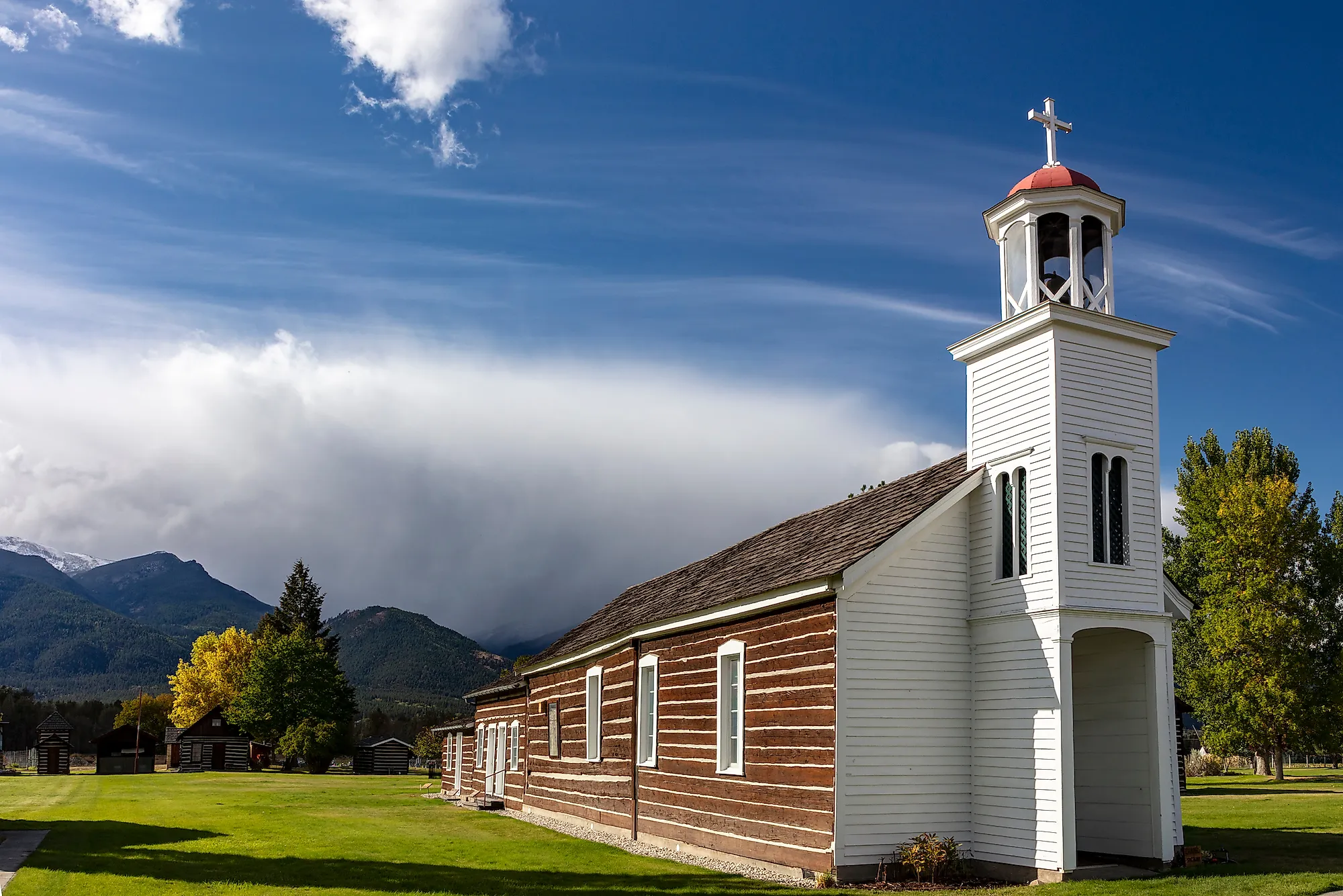 St. Mary's Mission in Stevensville, Montana.
