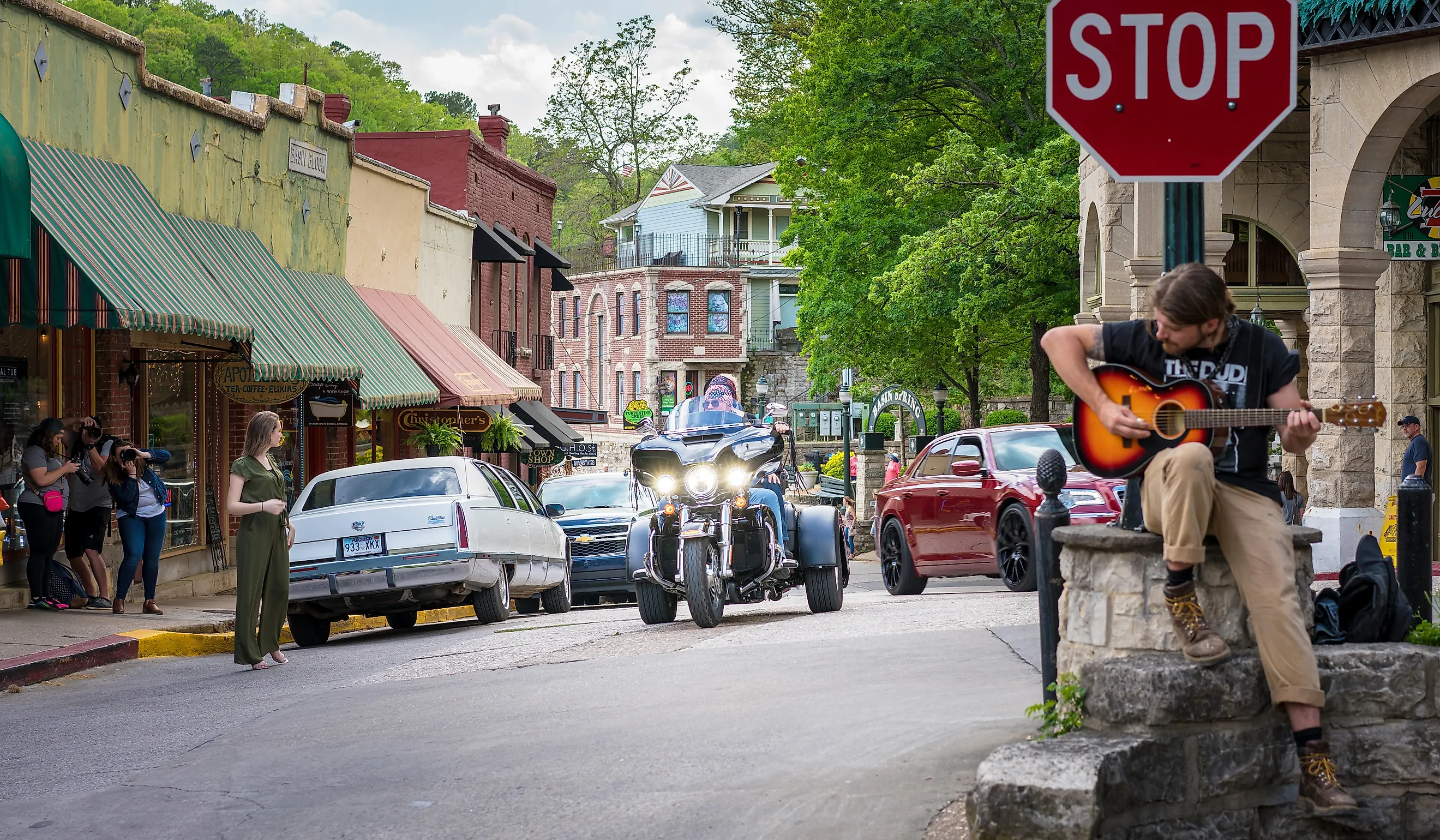 The charming downtown area of Eureka Springs, Arkansas. Image credit: shuttersv / Shutterstock.com