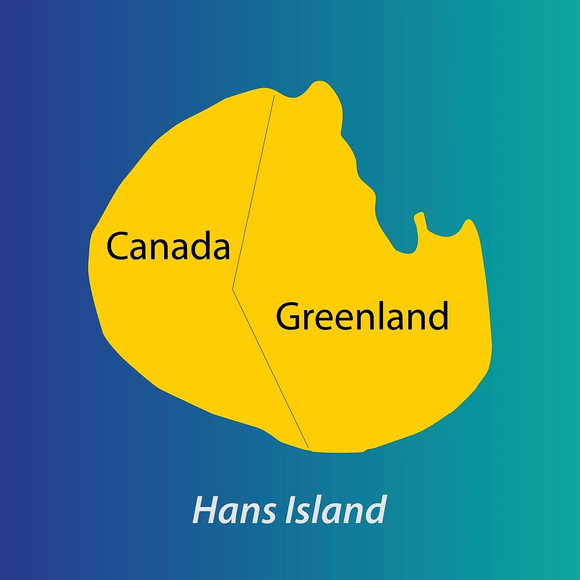 Hans Island Borderline 