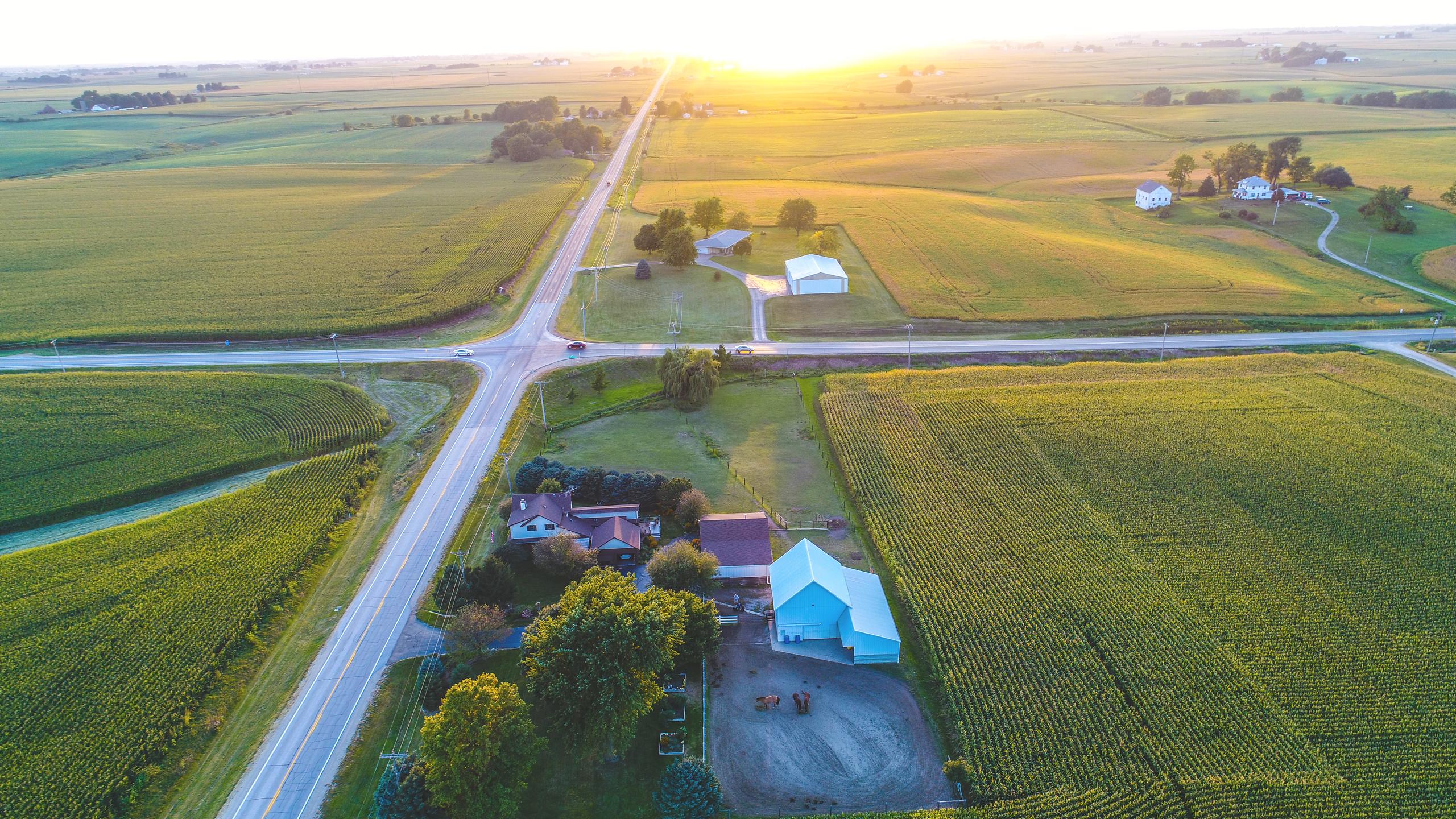 Pick from a variety of breath taking views capture by a drone. Aerial photos are taken from a variety of places and themes. Enjoy the aerial views! Location: Midwest Rural Davenport Iowa.