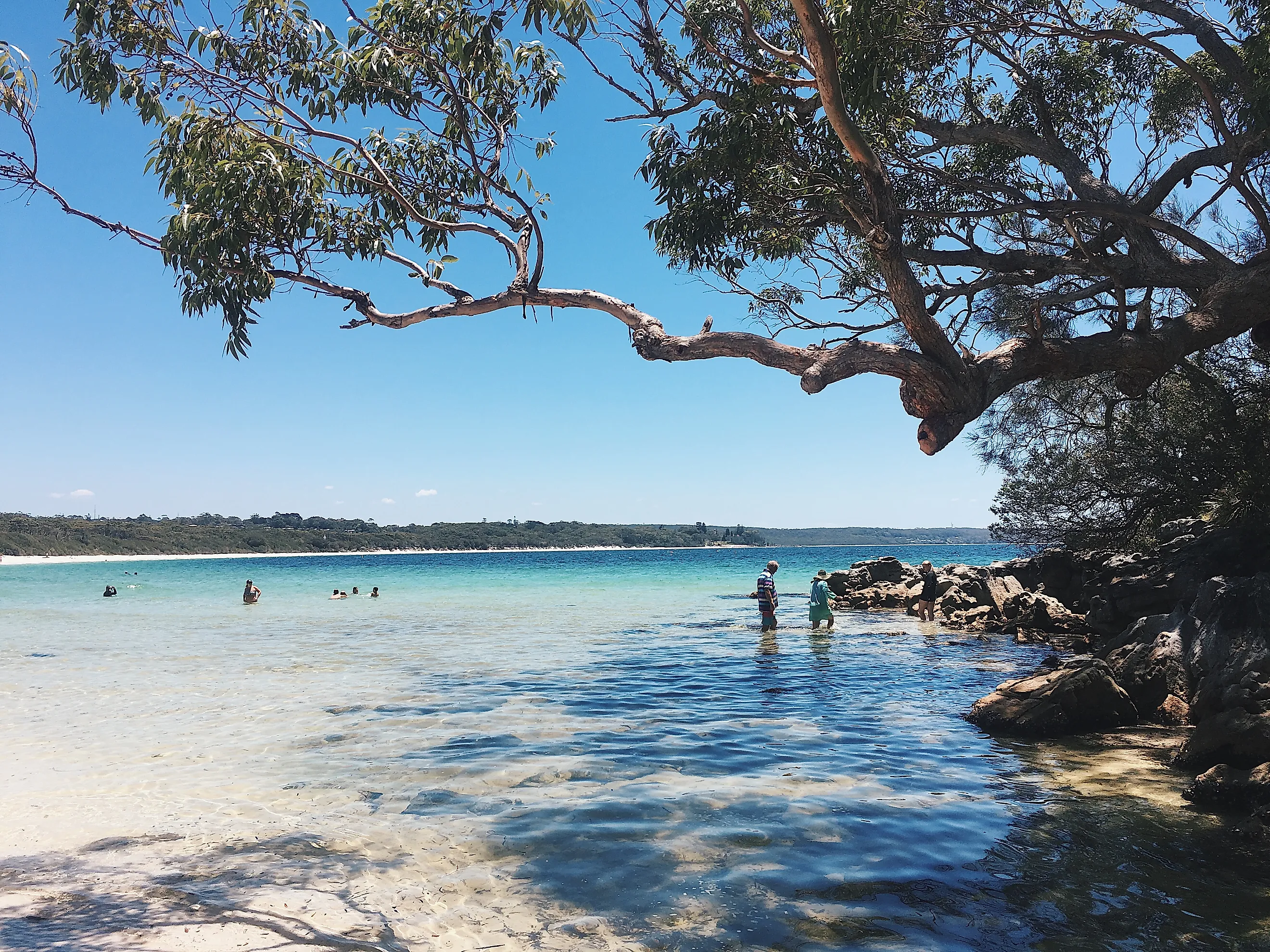 Green patch beach in Booderee National Park, NSW. 