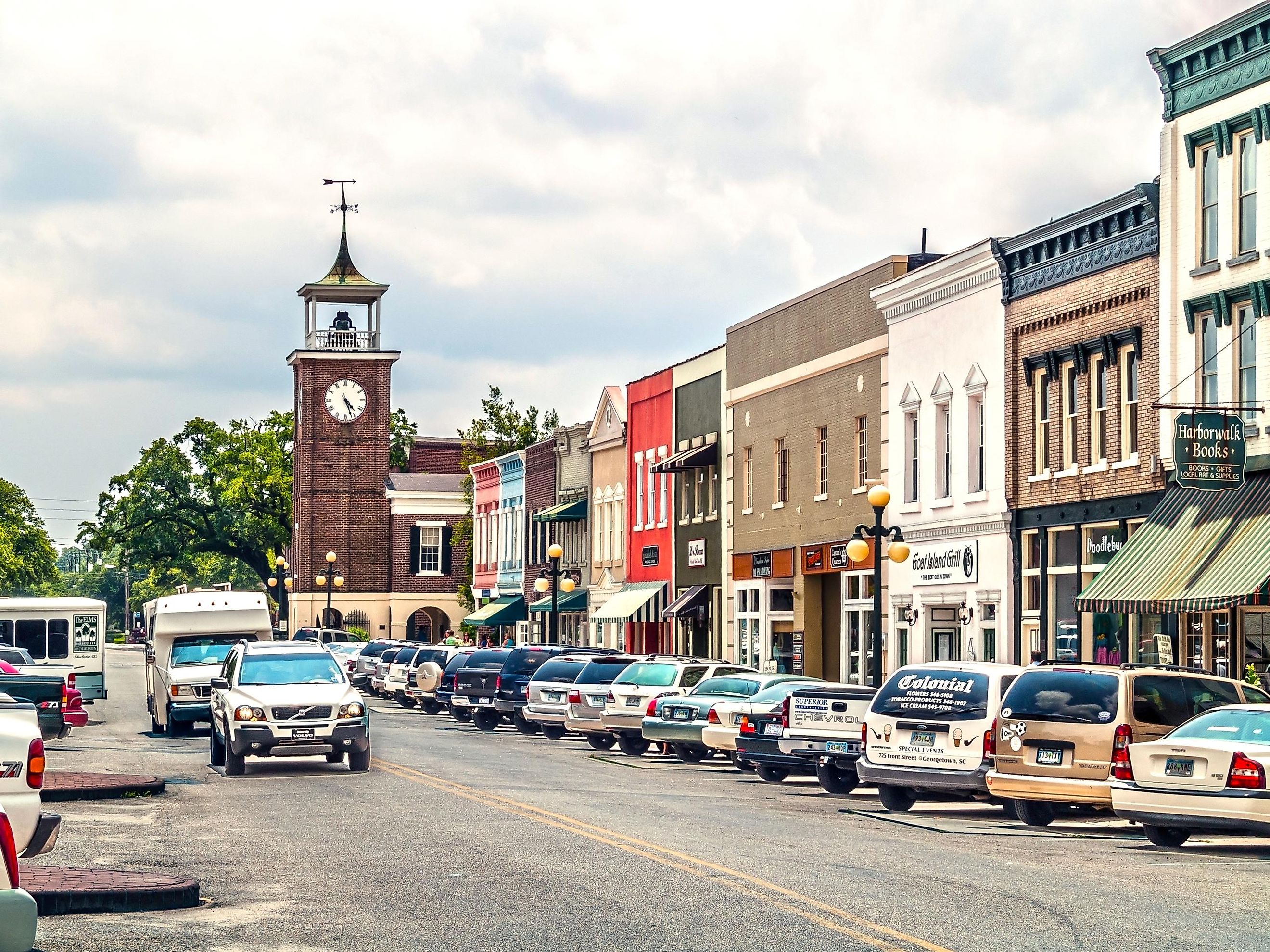 Front Street in Georgetown, South Carolina. Editorial credit: Andrew F. Kazmierski / Shutterstock.com