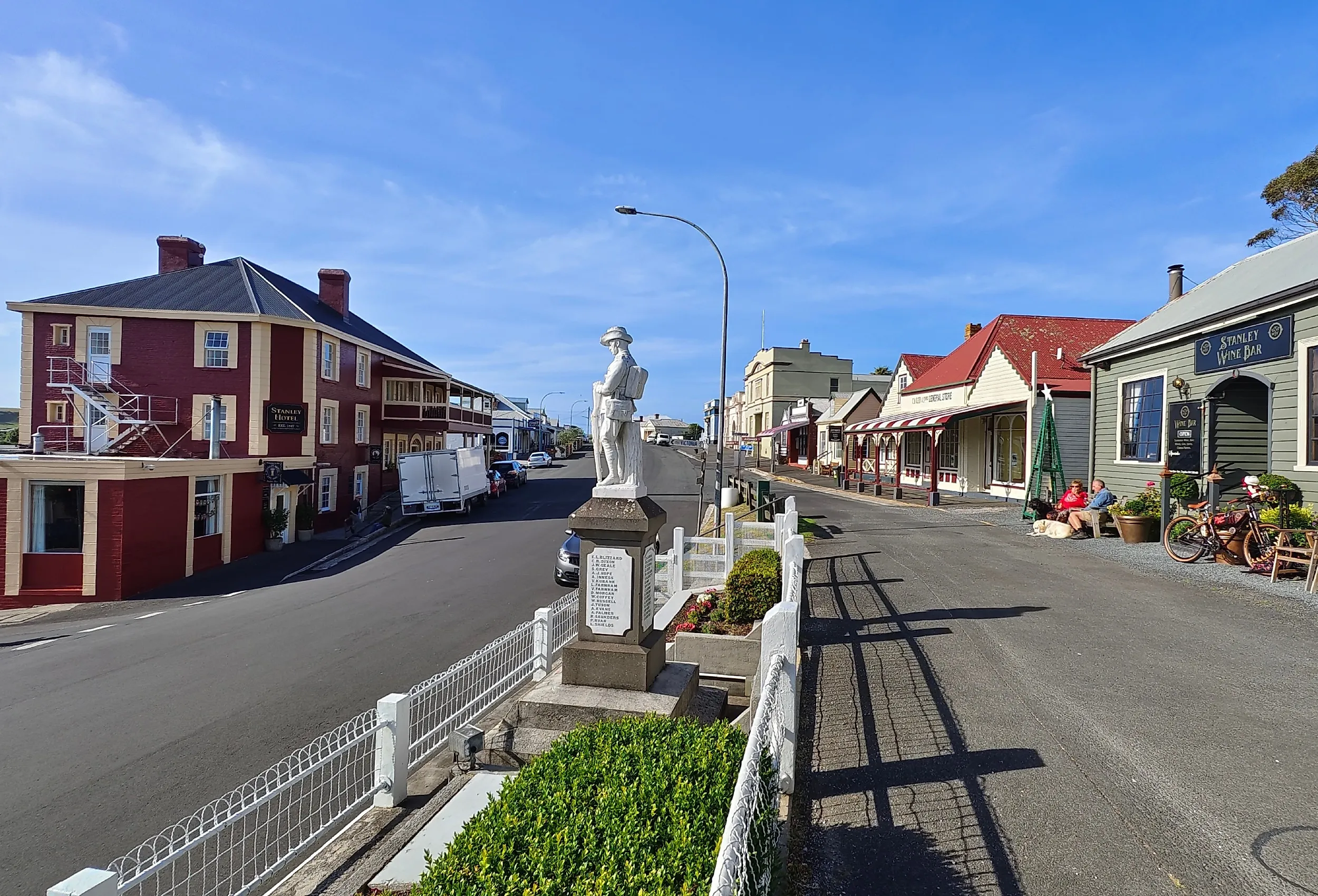 Downtown street in Stanley, Tasmania, Australia. Image credit Petr Podrouzek via Shutterstock