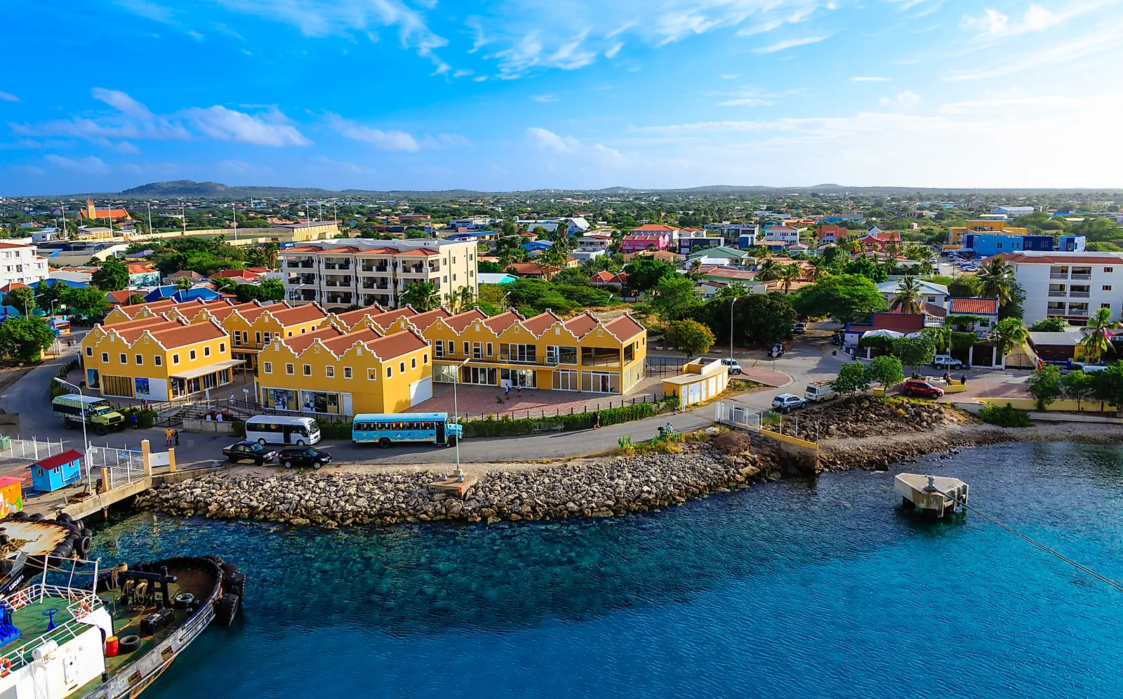 The port of Bonaire.