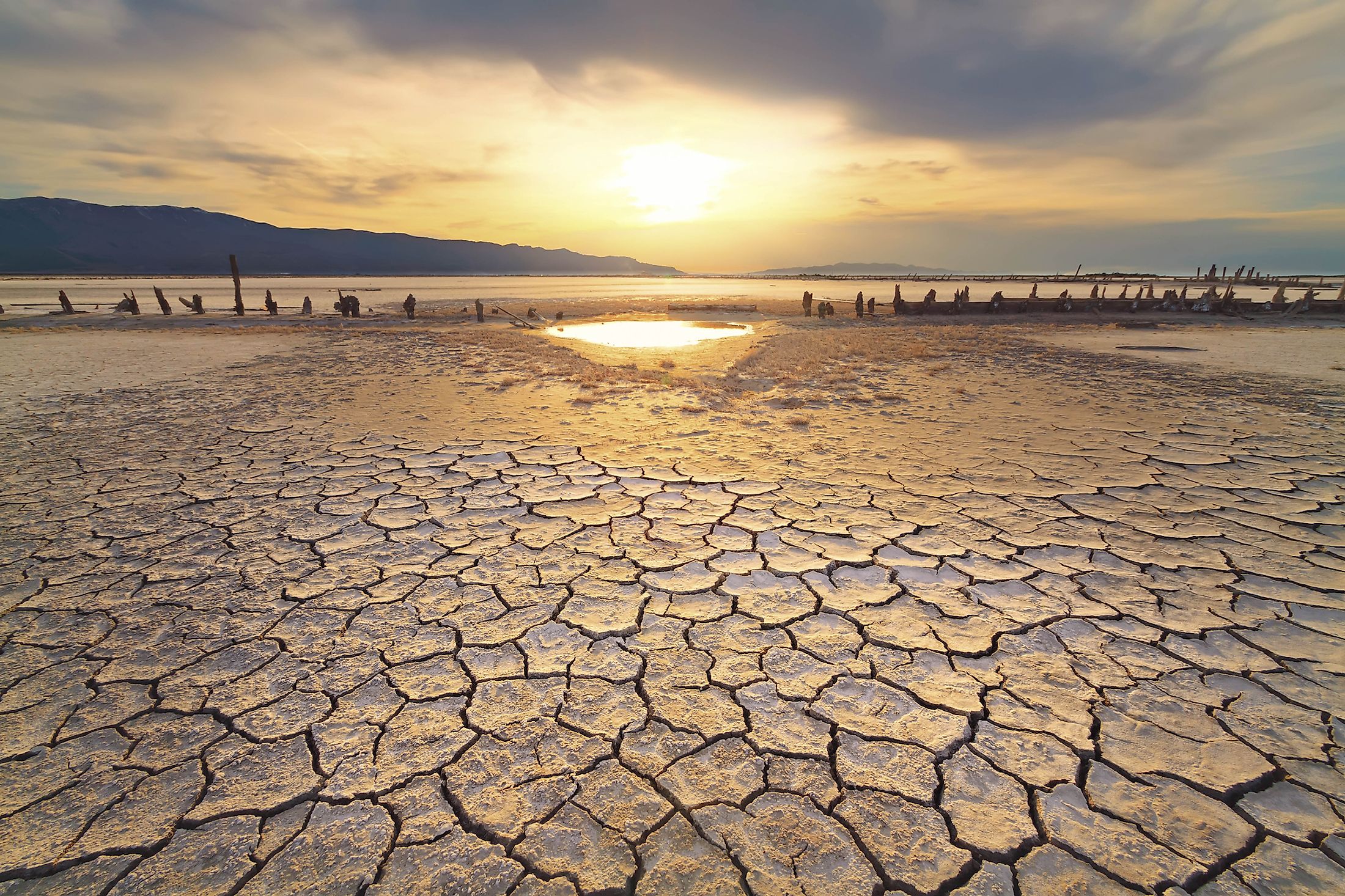 Great Salt Lake, Utah.