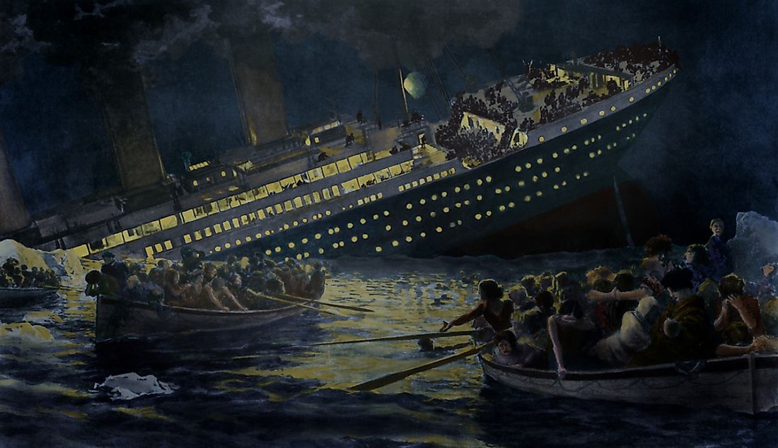 When Did The Titanic Sink Worldatlas Com