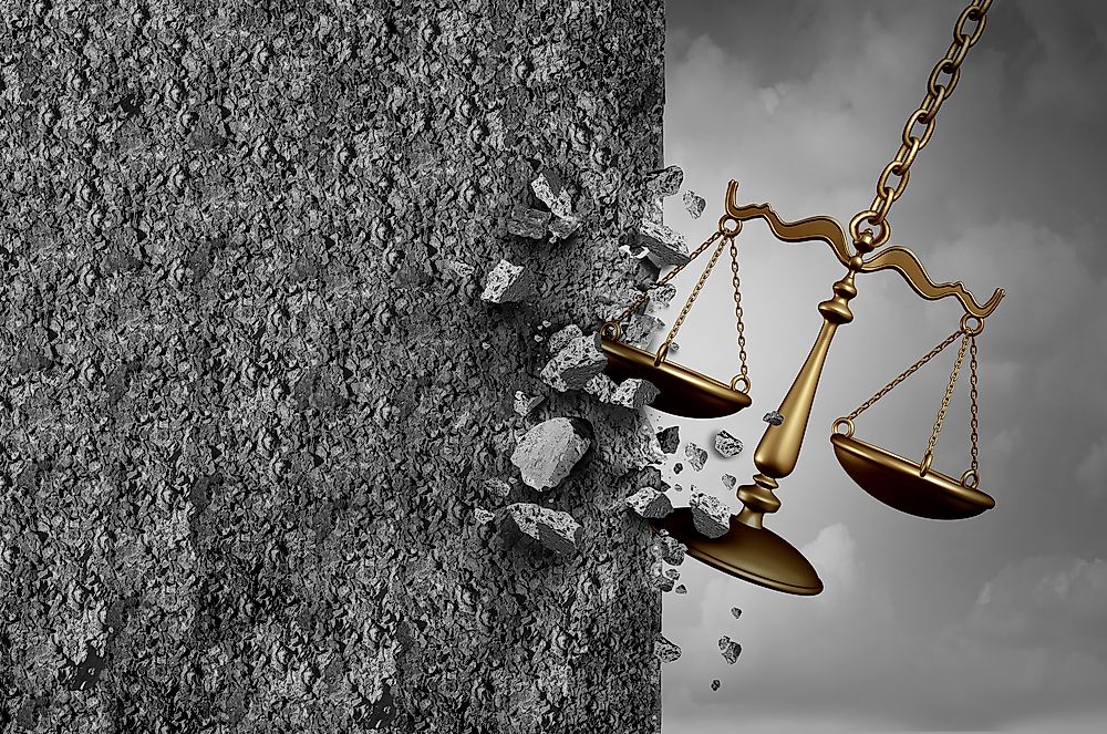 An obstruction of justice is a type of illegal interference with the law.