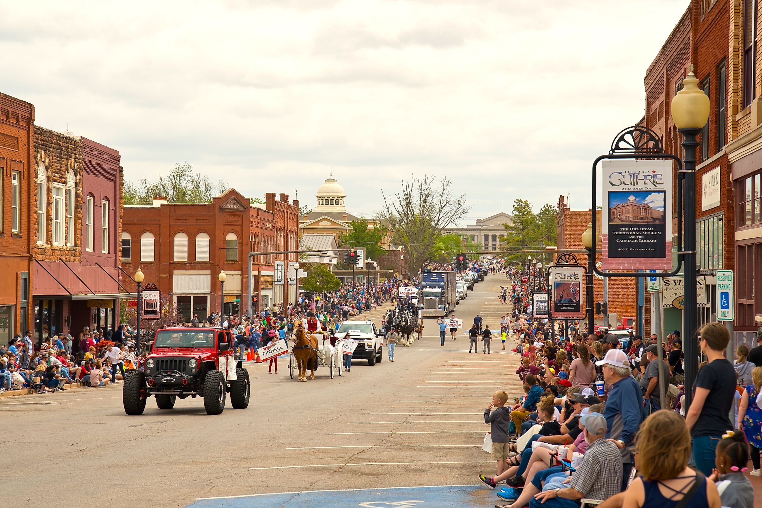Celebration in Guthrie, Oklahoma. Image Credits: Andreas Stroh via Shutterstock