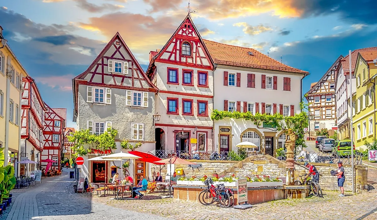 Old City, Bad Wimpfen, Baden Wrttemberg, Germany.