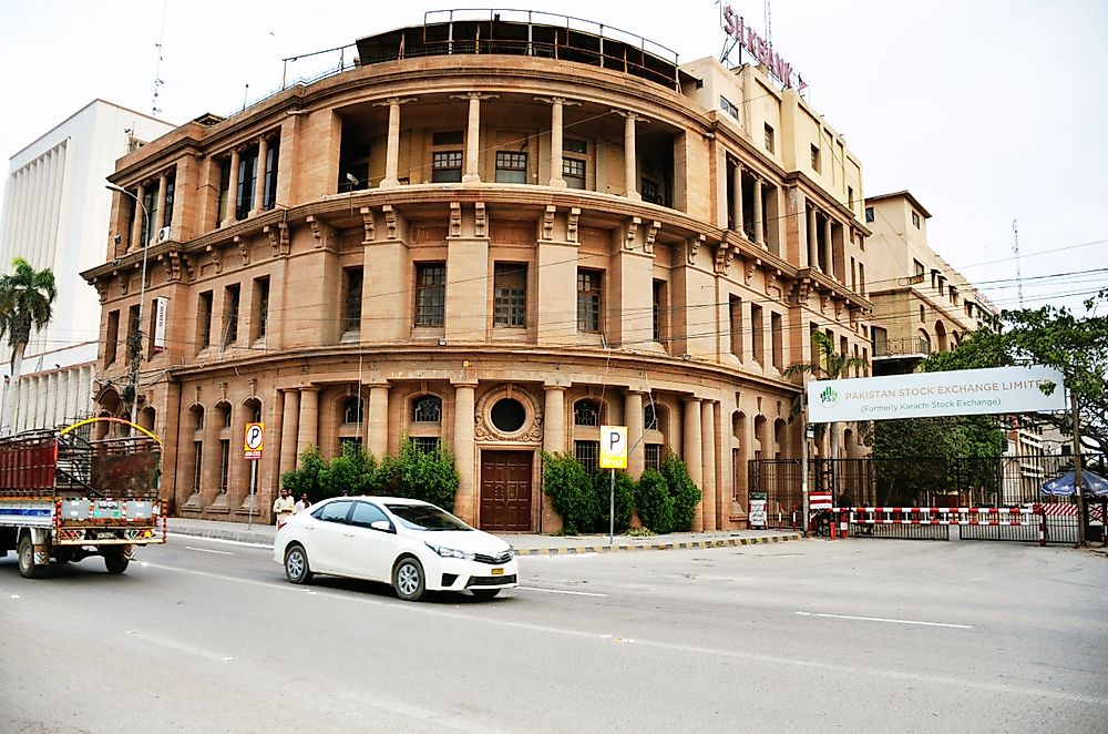 A street in Karachi, the financial capital of Pakistan. Editorial credit: APICE CREATIVE / Shutterstock.com.