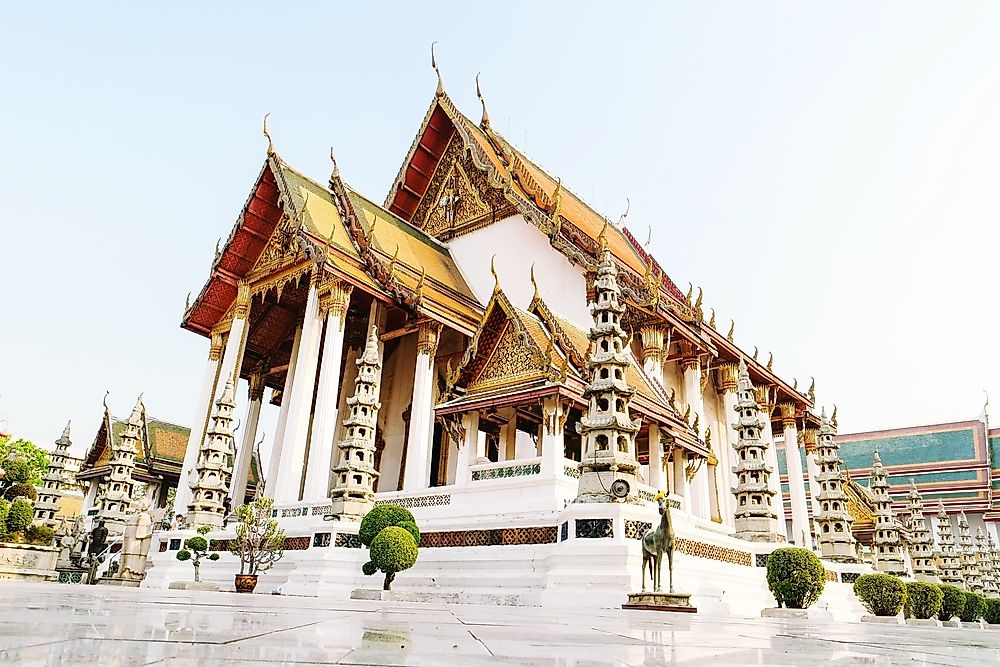 A Buddhist temple in Thailand.