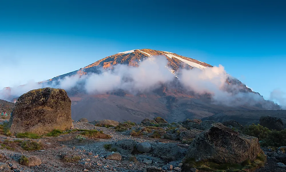 Mt. Kilimanjaro is both a mountain and a volcano.