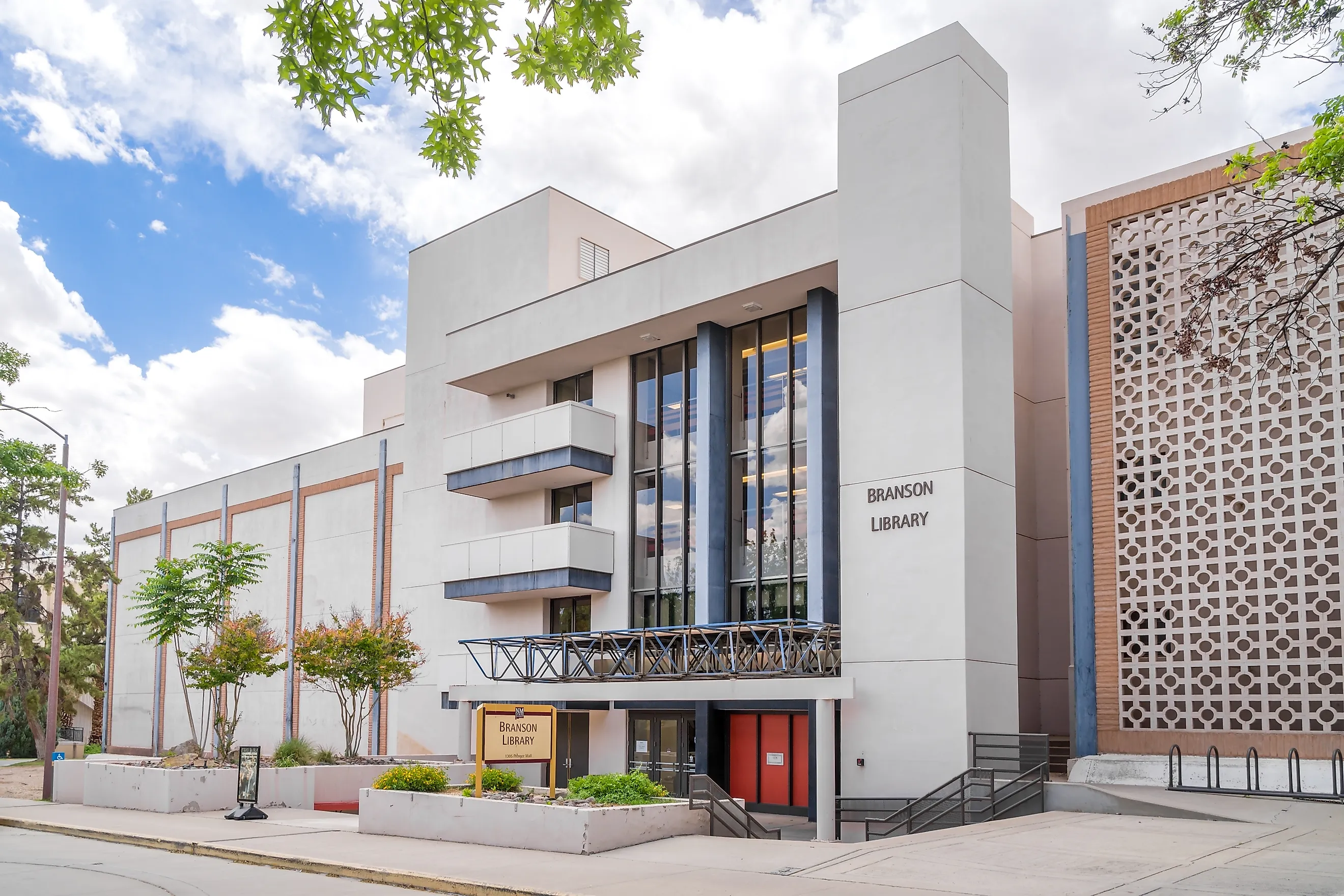 LAS CRUCES, NM, USA - MAY 16, 2024: Branson Library at New Mexico State University. Editorial Photo Credit: Ken Wolter Shutterstock.