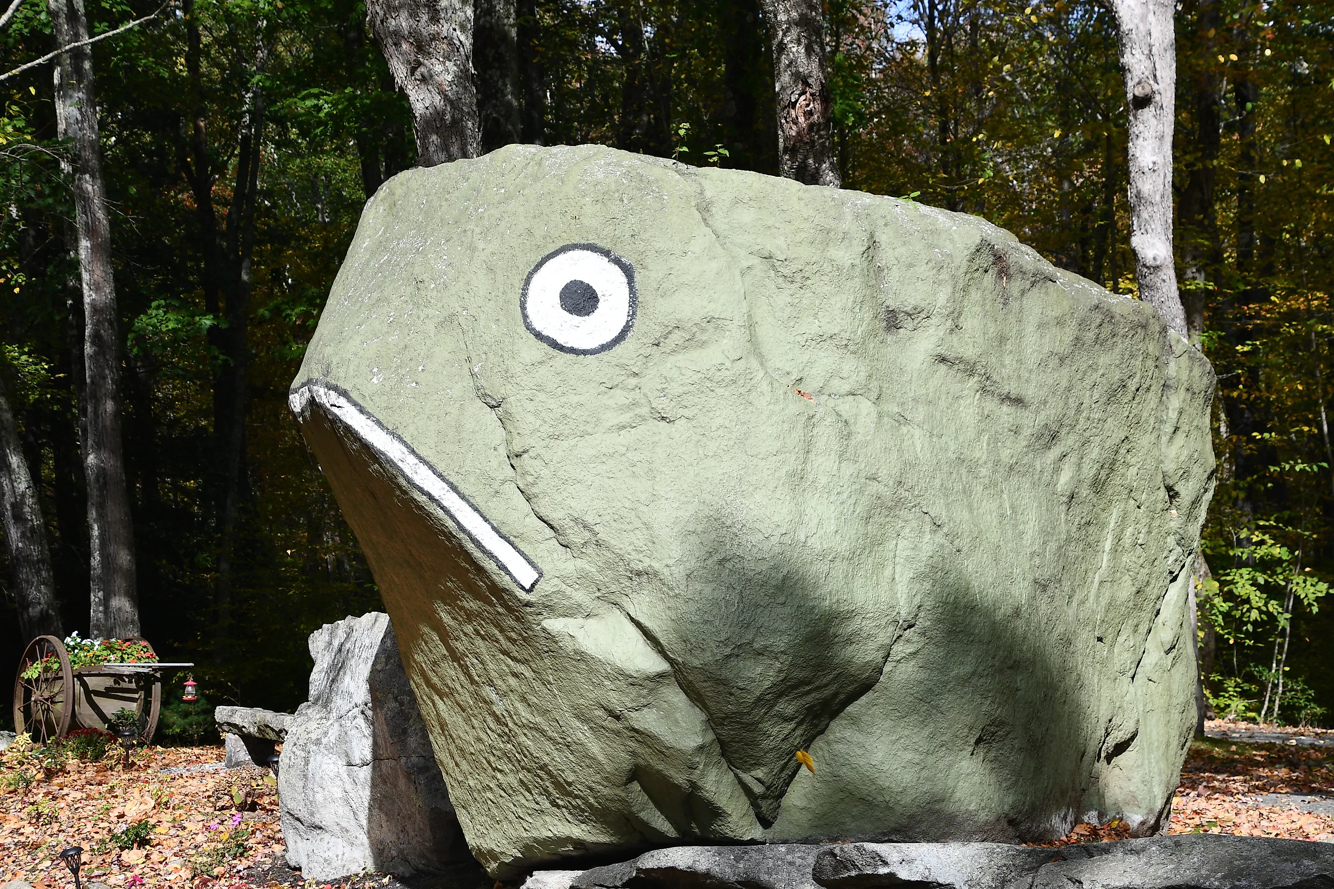 Frog Rock Park in Eastford, Connecticut. Image Credit: Ritu Manoj Jethani / Shutterstock