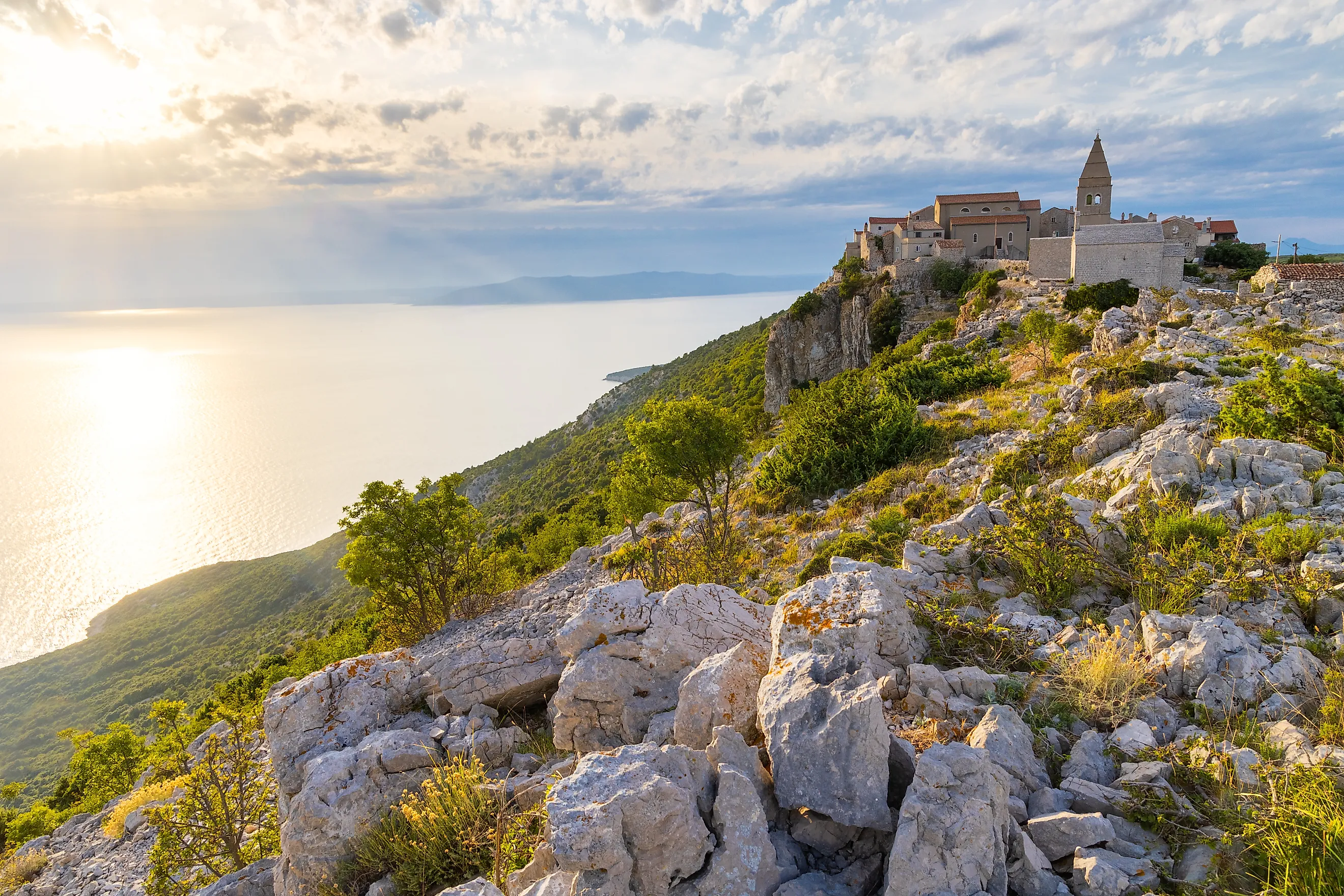 Village Lubenice on Cres island, Croatia