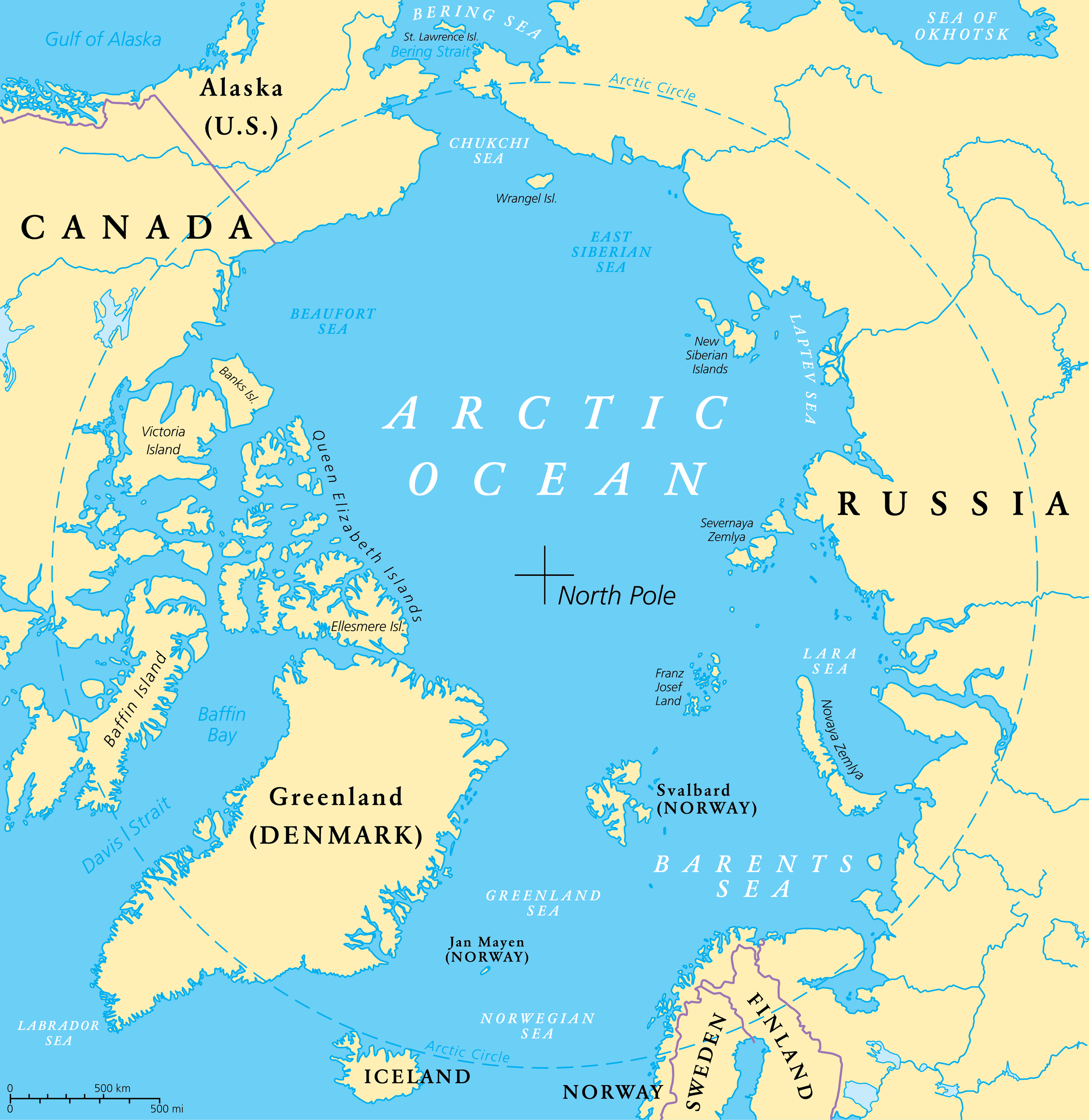 A house on the Barents Sea. The Barents Sea is a marginal sea of the Arctic Ocean. 