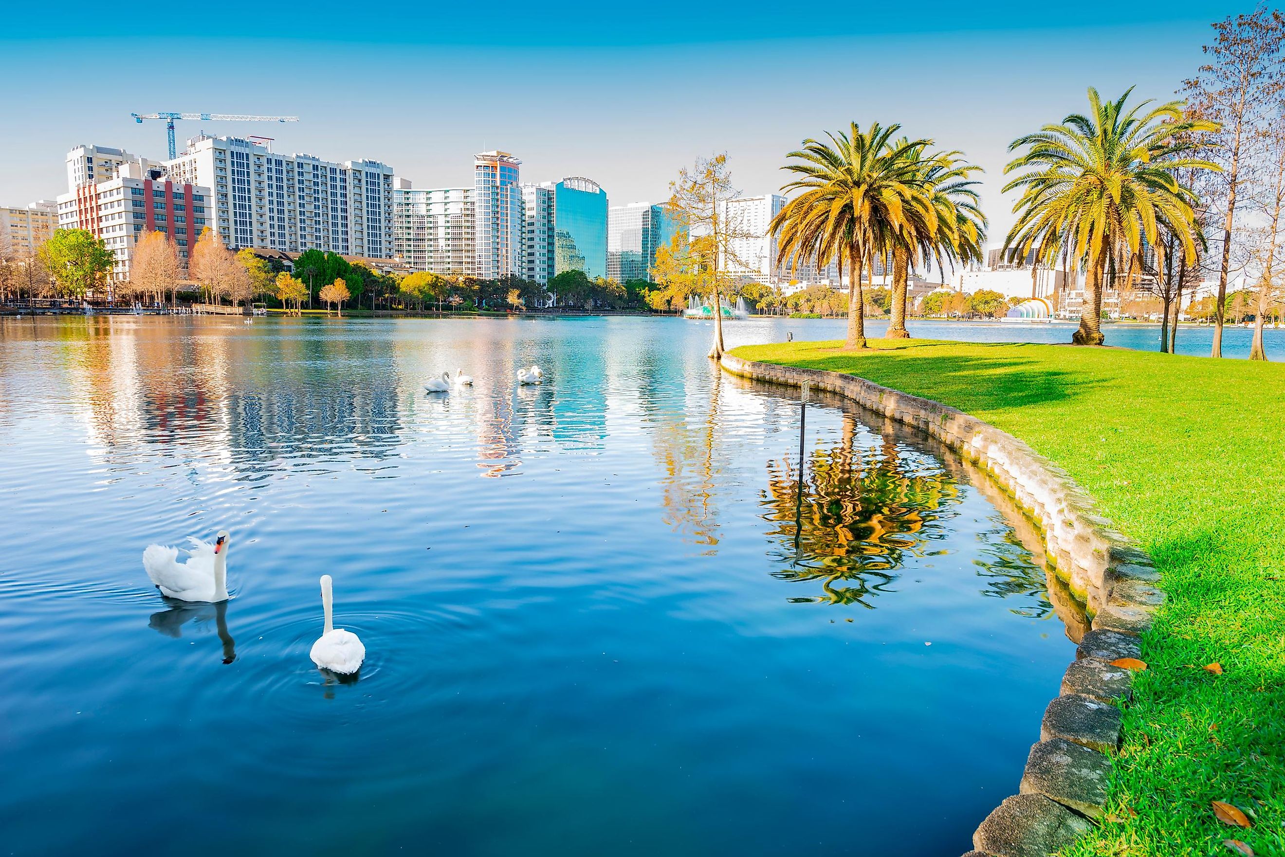 Orlando. Located in Lake Eola Park, Orlando, Florida, USA.