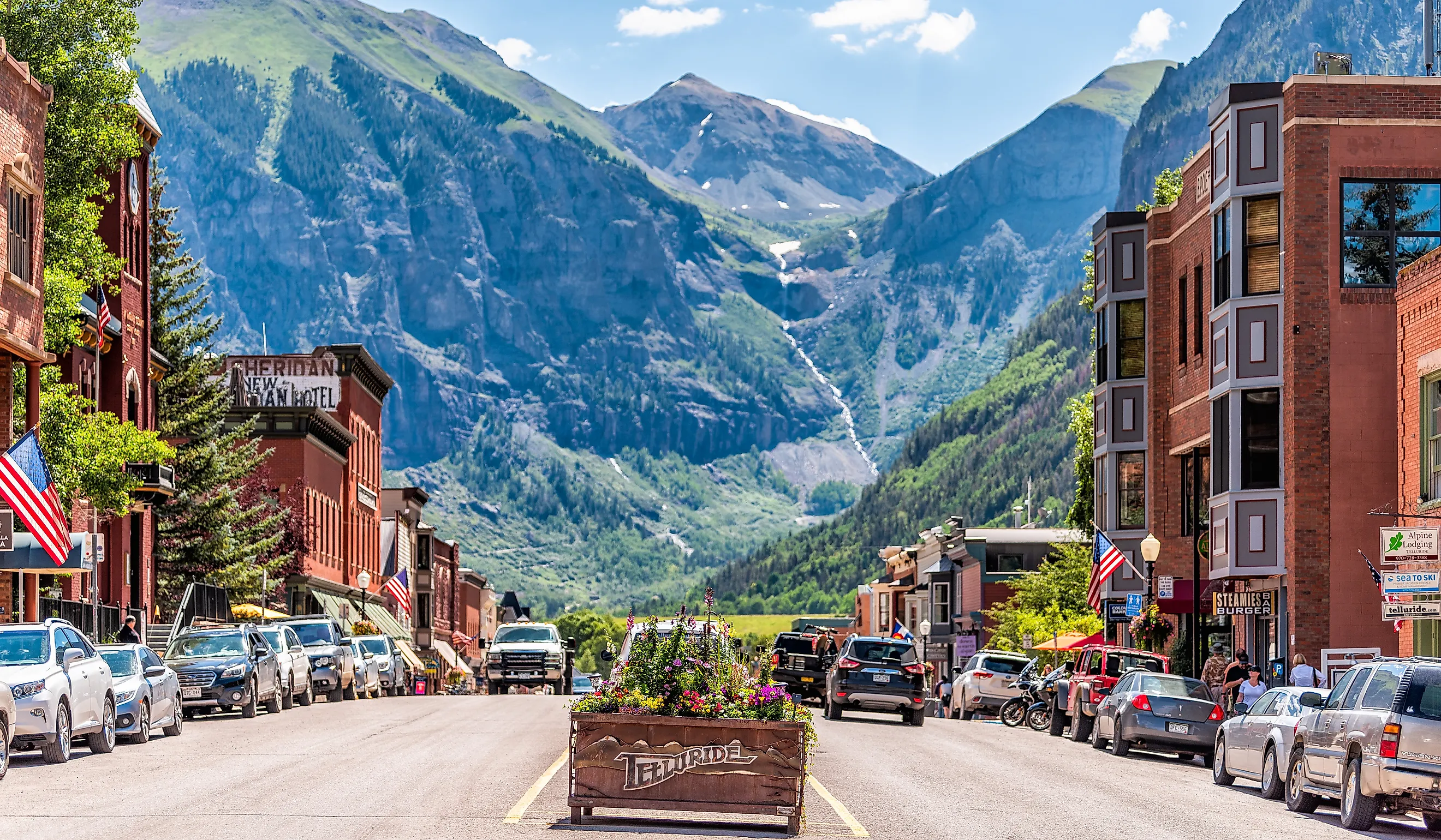 The gorgeous downtown area of Telluride, Colorado. Image credit: Kristi Blokhin / Shutterstock.com.