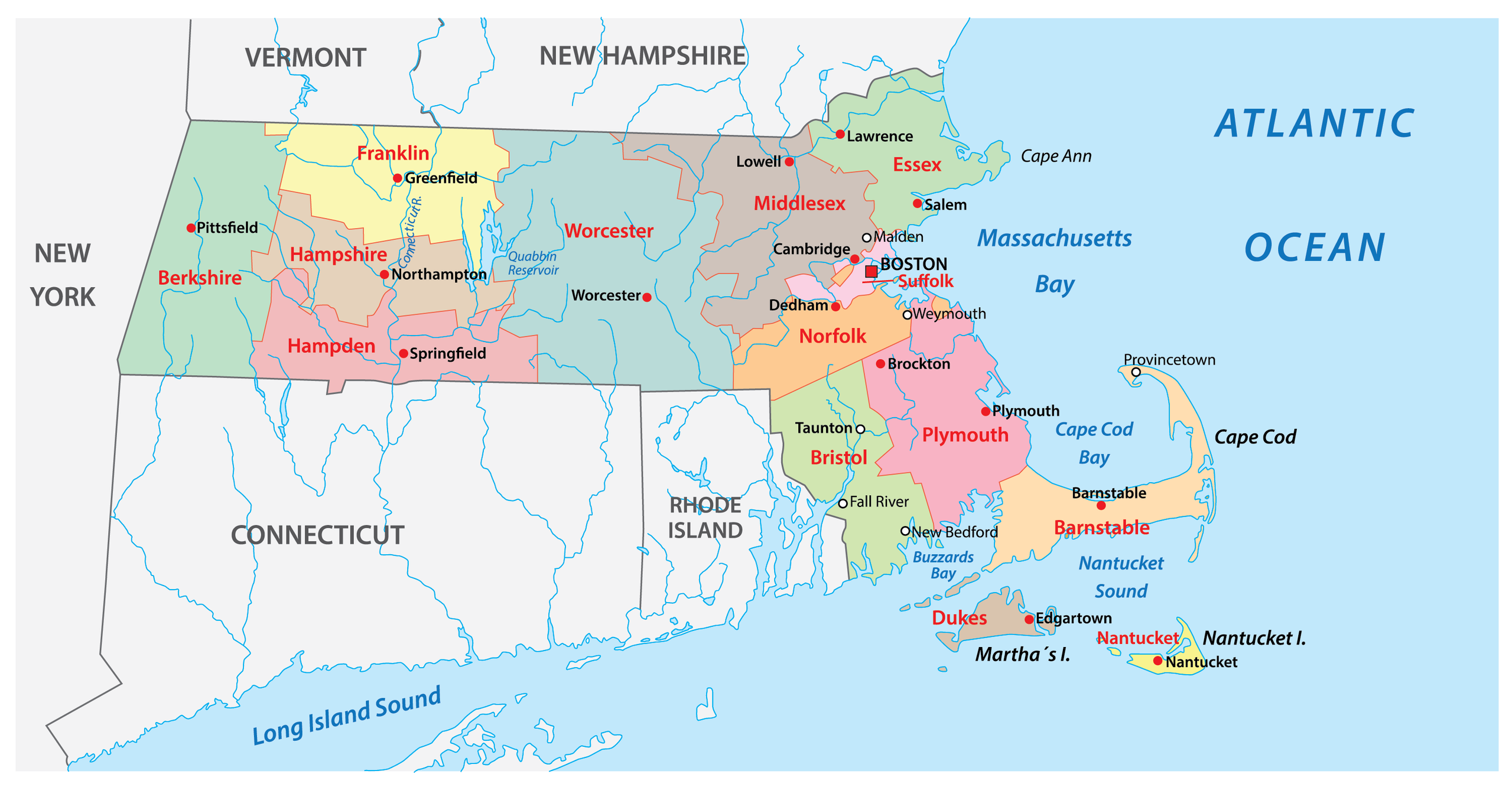 Massachusetts Time Zones