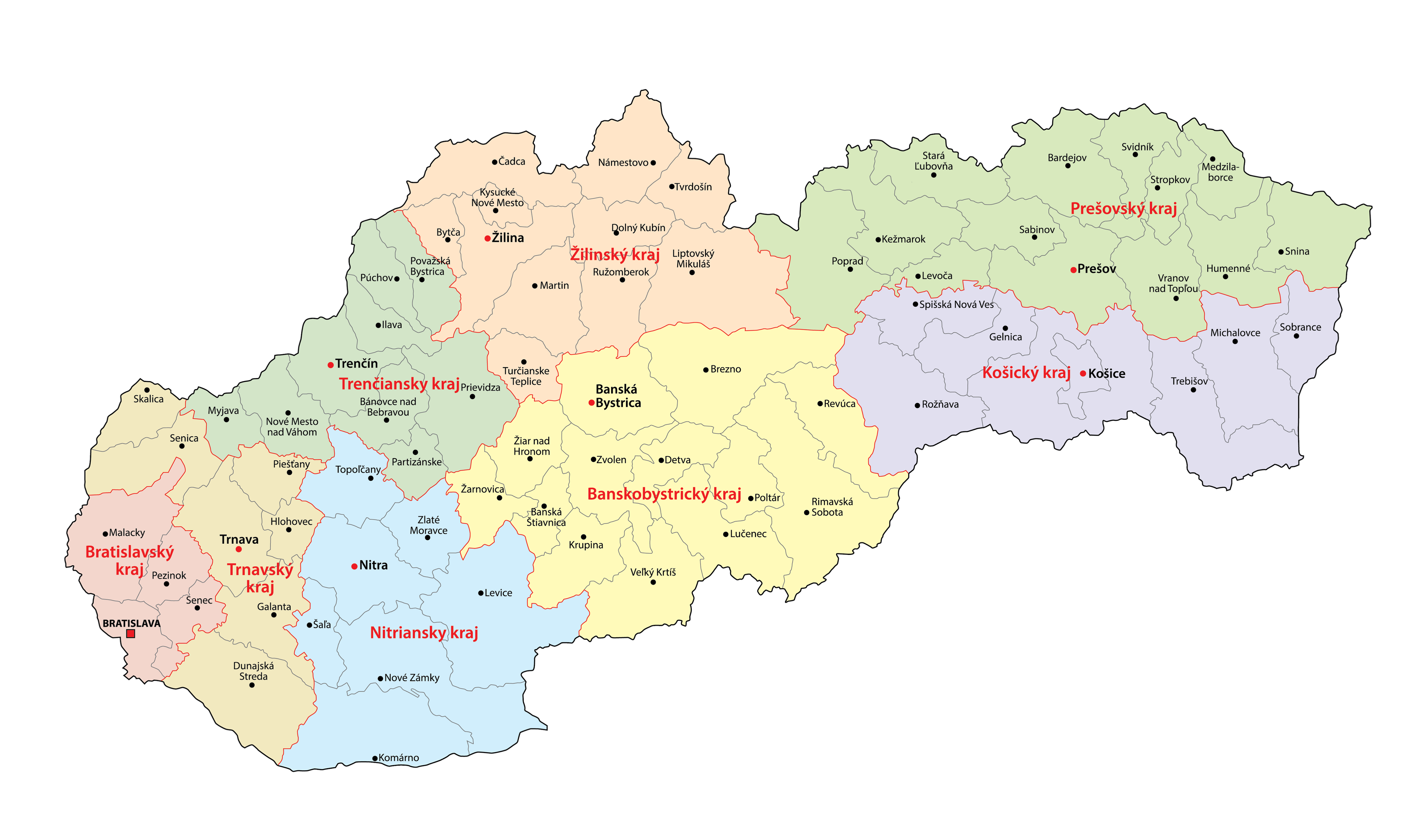 Slovakia Maps Facts World Atlas