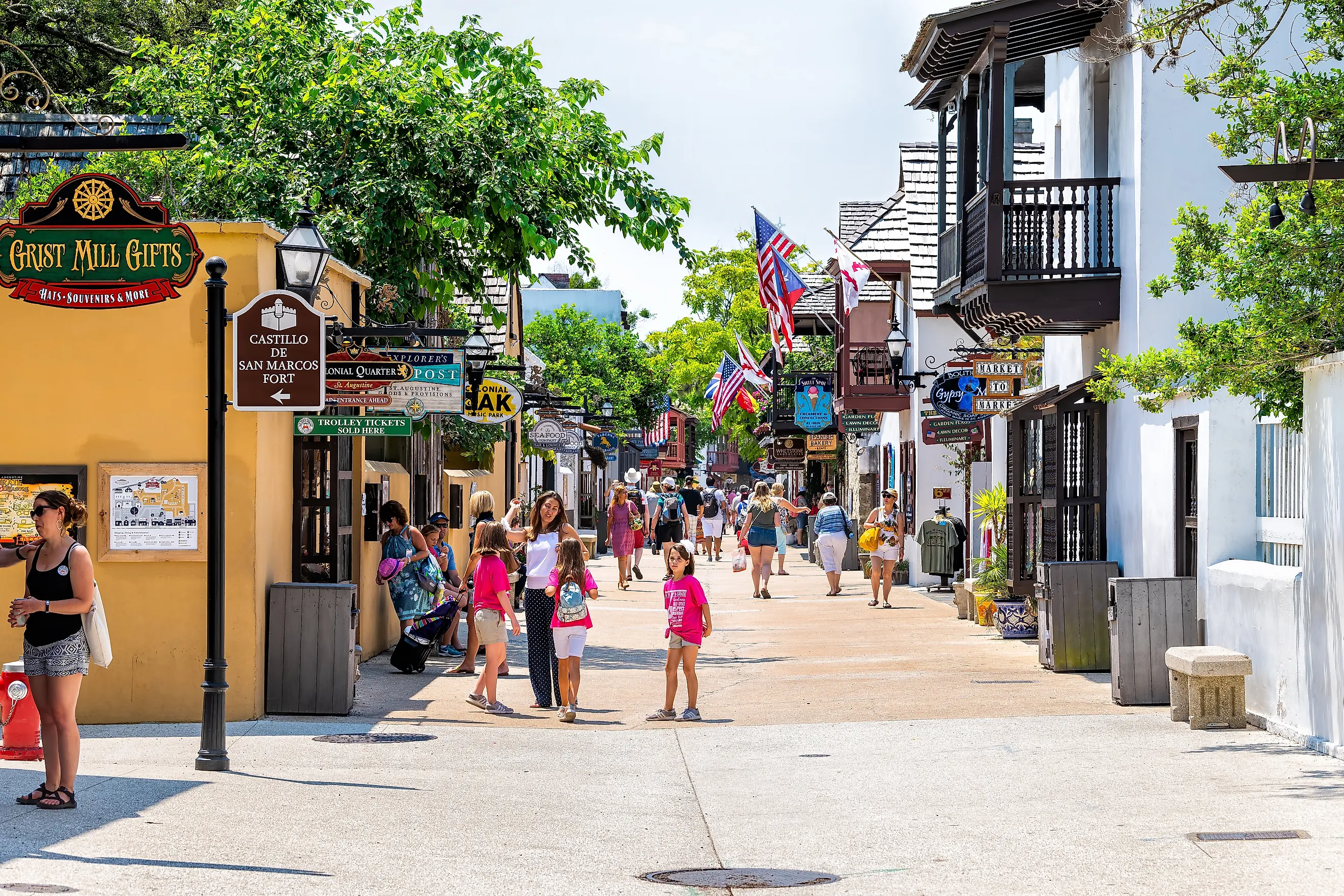 St. George Street in St. Augustine, Florida. Image credit Andriy Blokhin via Shutterstock