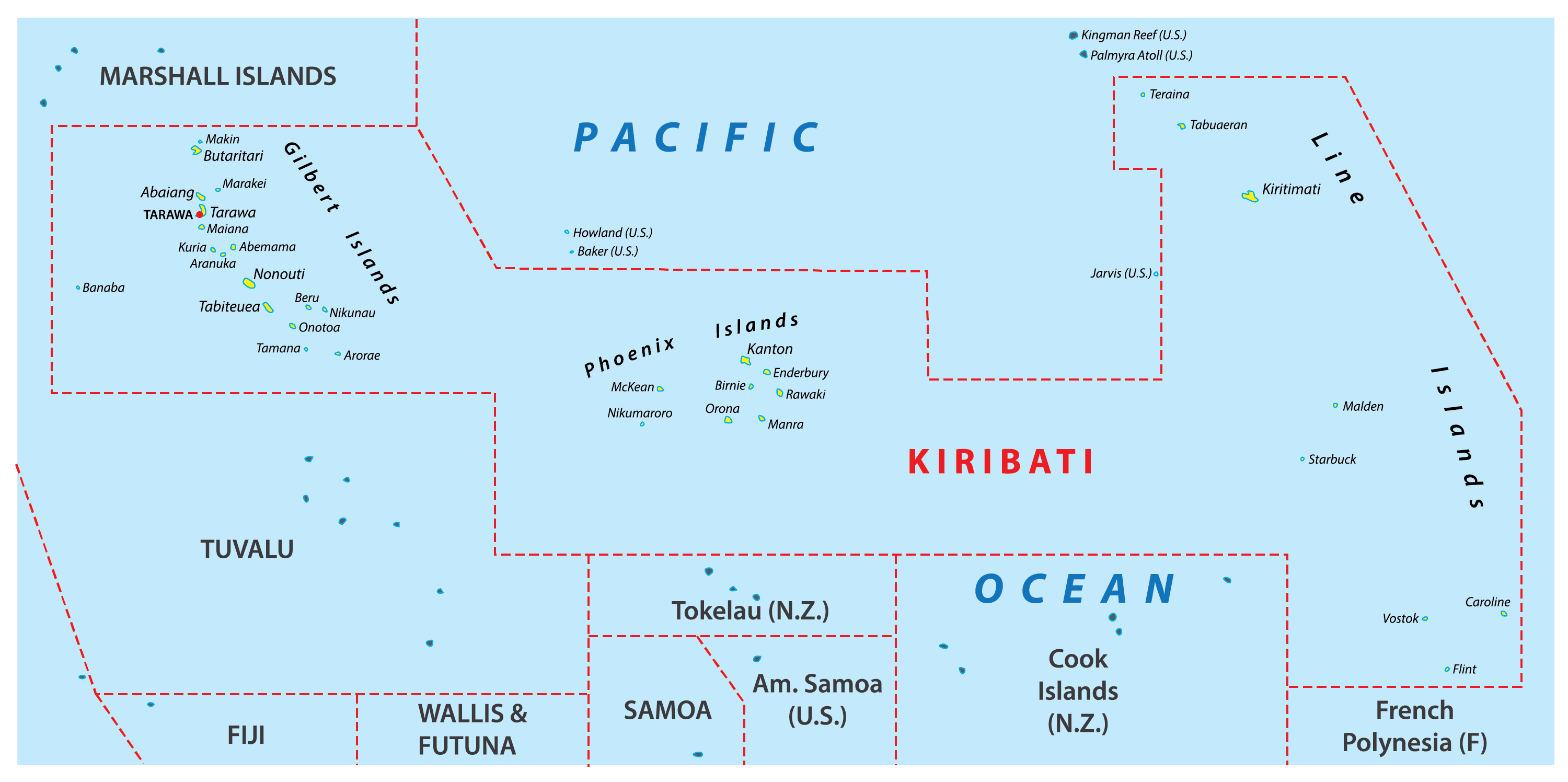 Kiribati Maps Facts World Atlas Kiribati Maps Facts World Atlas