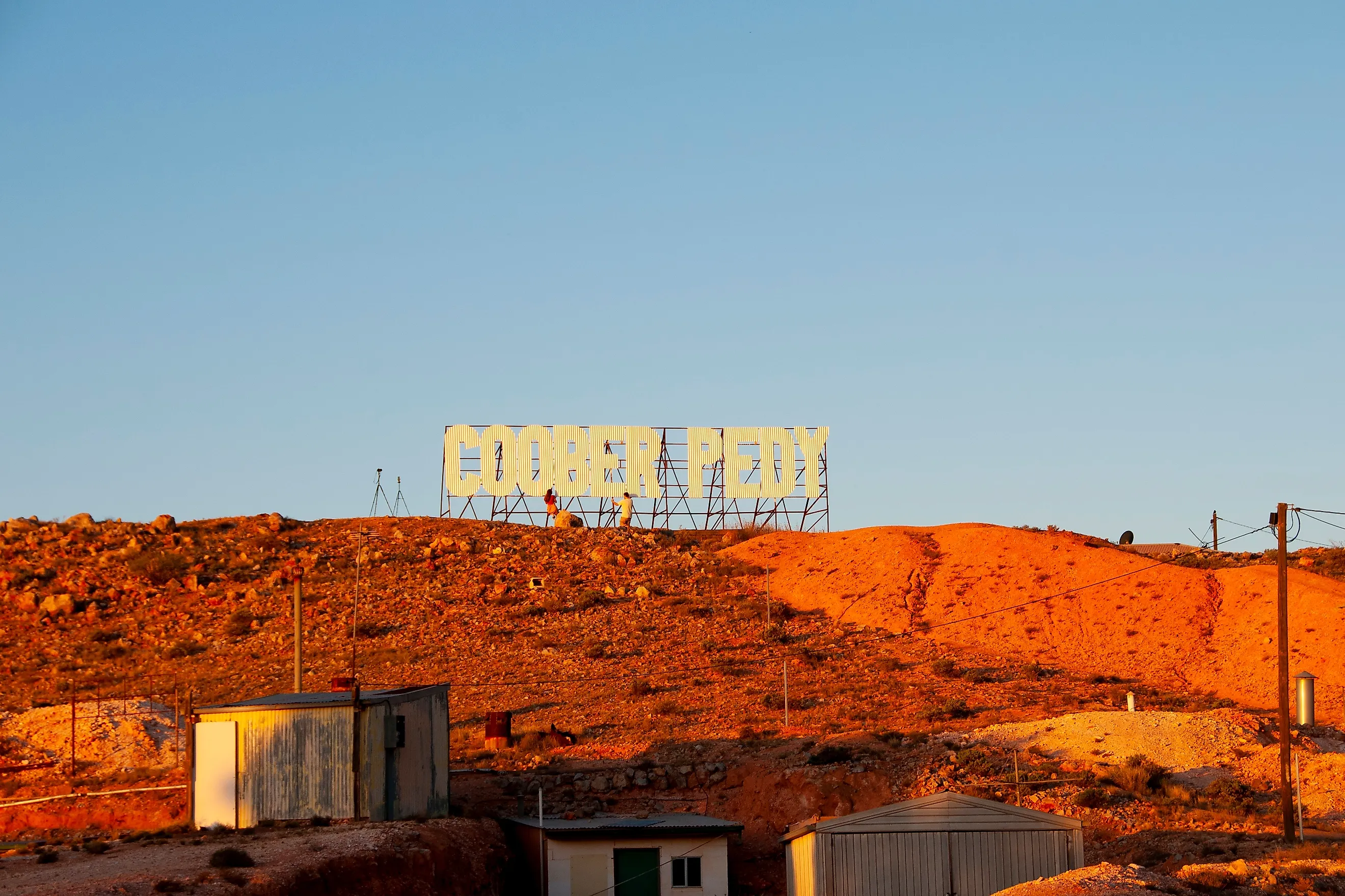 Sign at Coober Pedy in South Australia