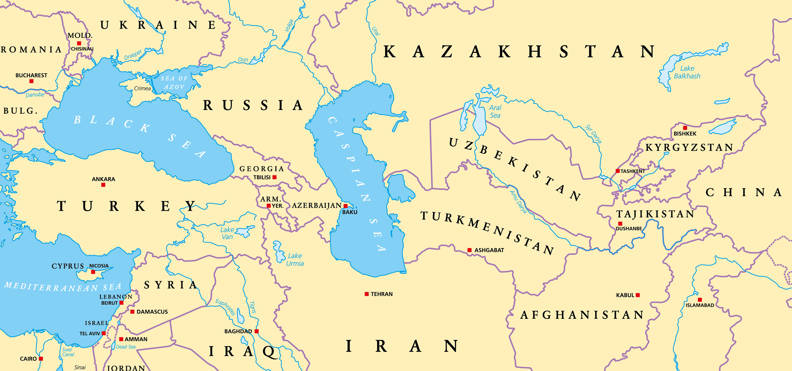 How Is The Border Between Europe And Asia Defined Worldatlas