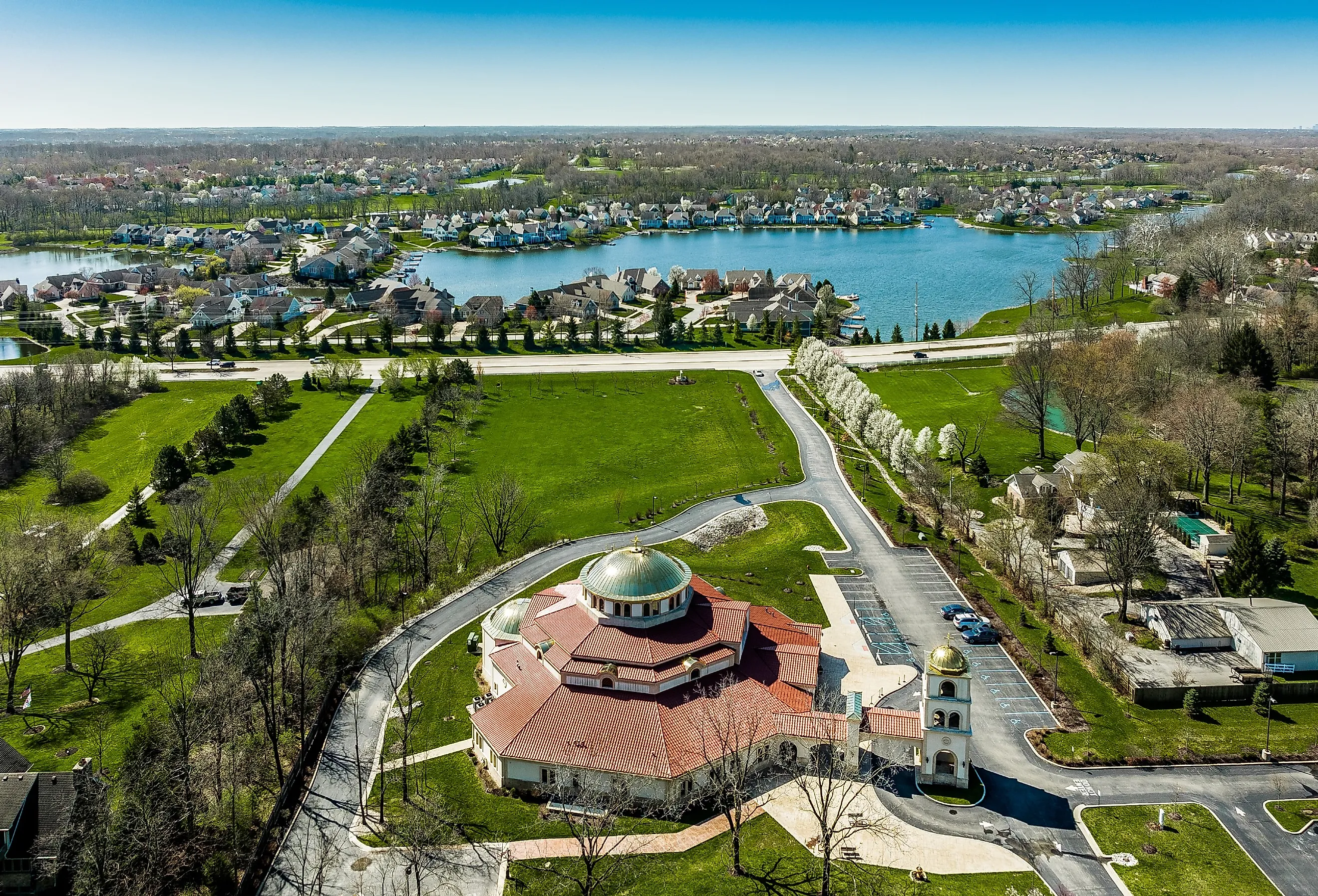 St. George Orthodox Church, Fishers, Indiana. Image credit Ted Alexander Somerville via Shutterstock