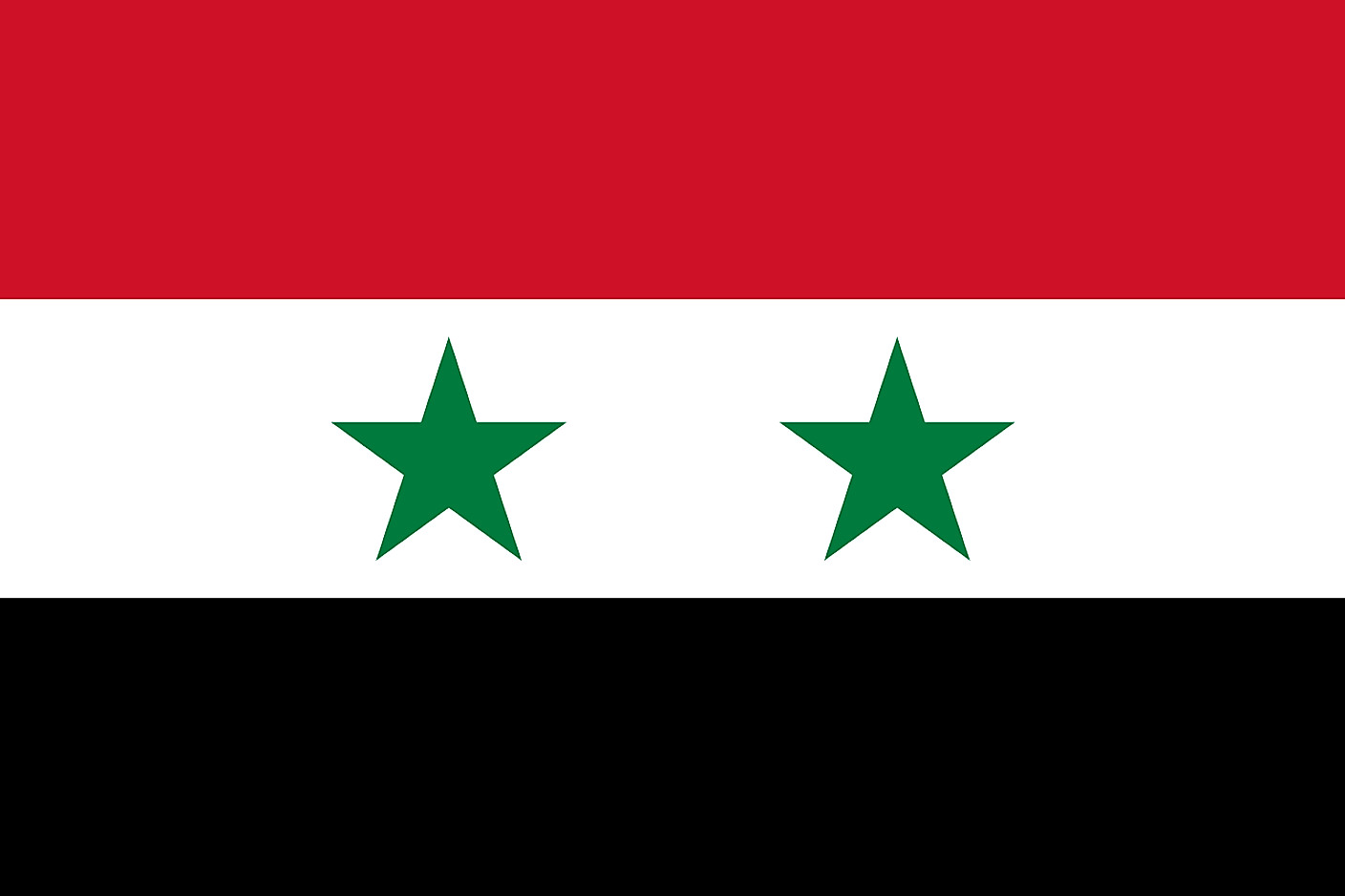 Flag of the former United Arab Republic