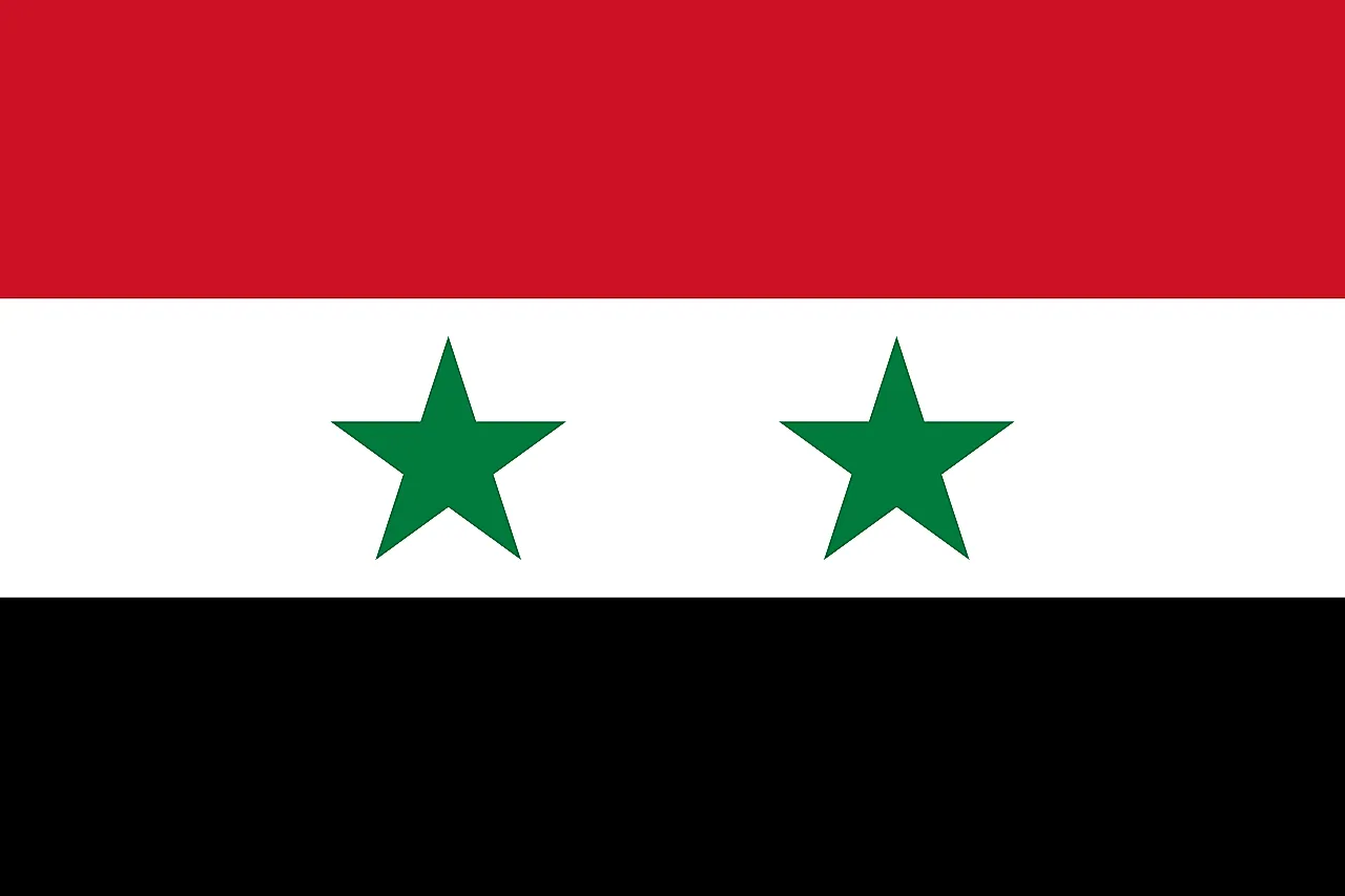 Flag of the former United Arab Republic