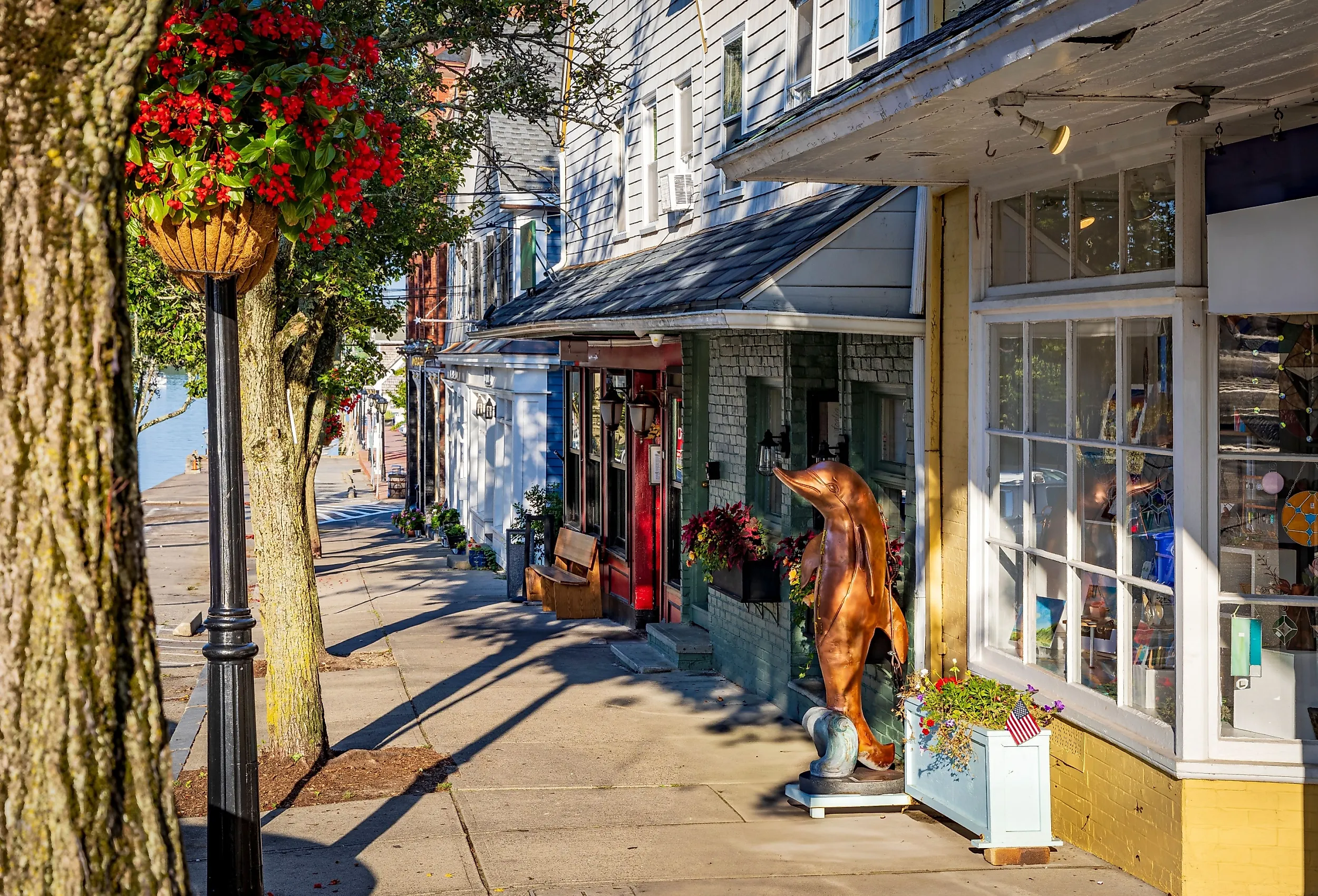 Bristol, Rhode Island's historic district.