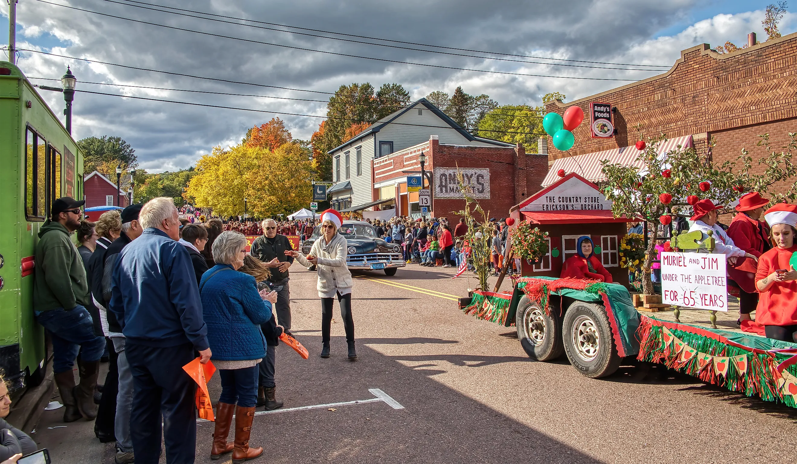 Annual Applefest celebrations in Bayfield, Wisconsin.