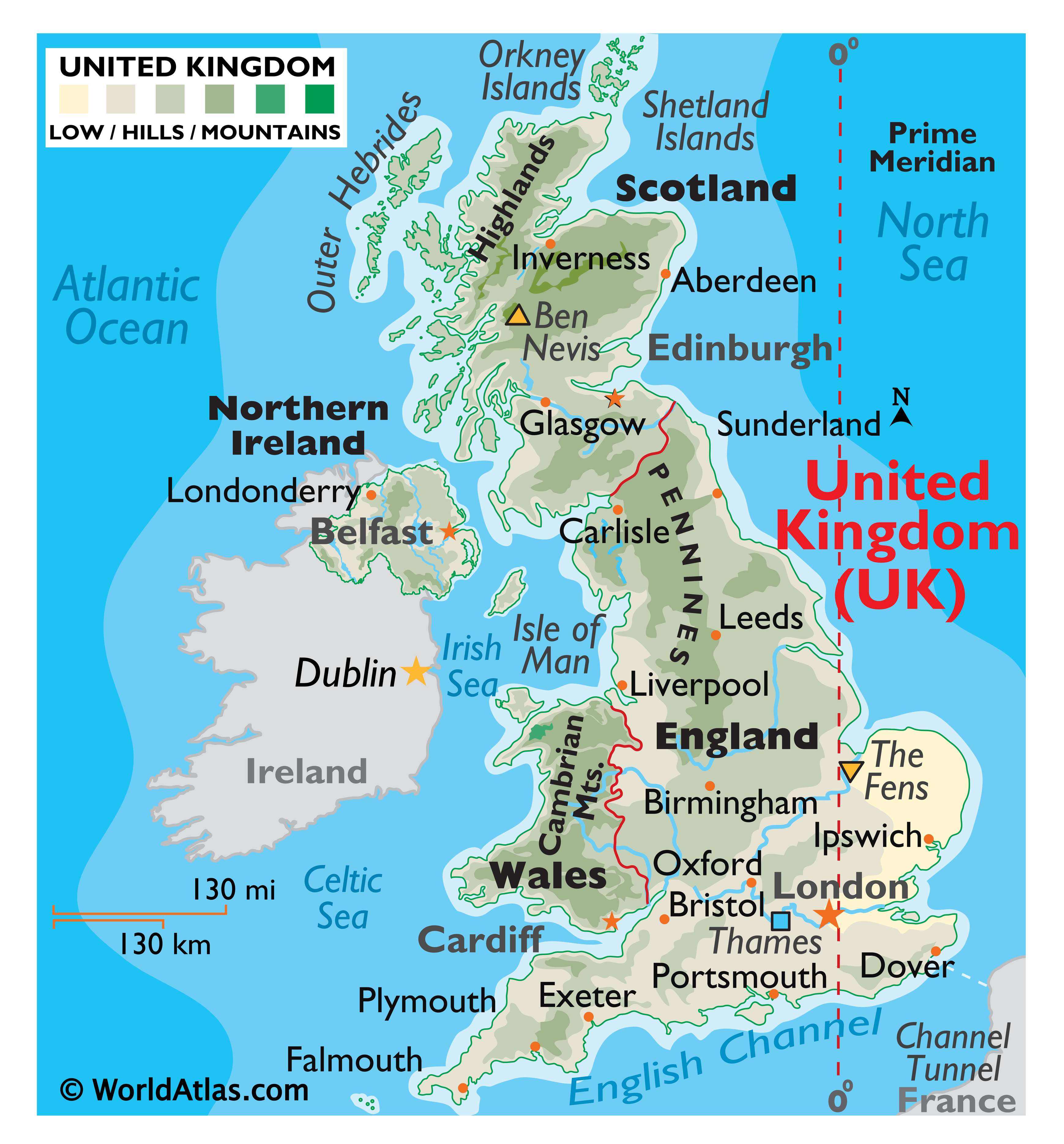 The United Kingdom Maps & Facts - World Atlas