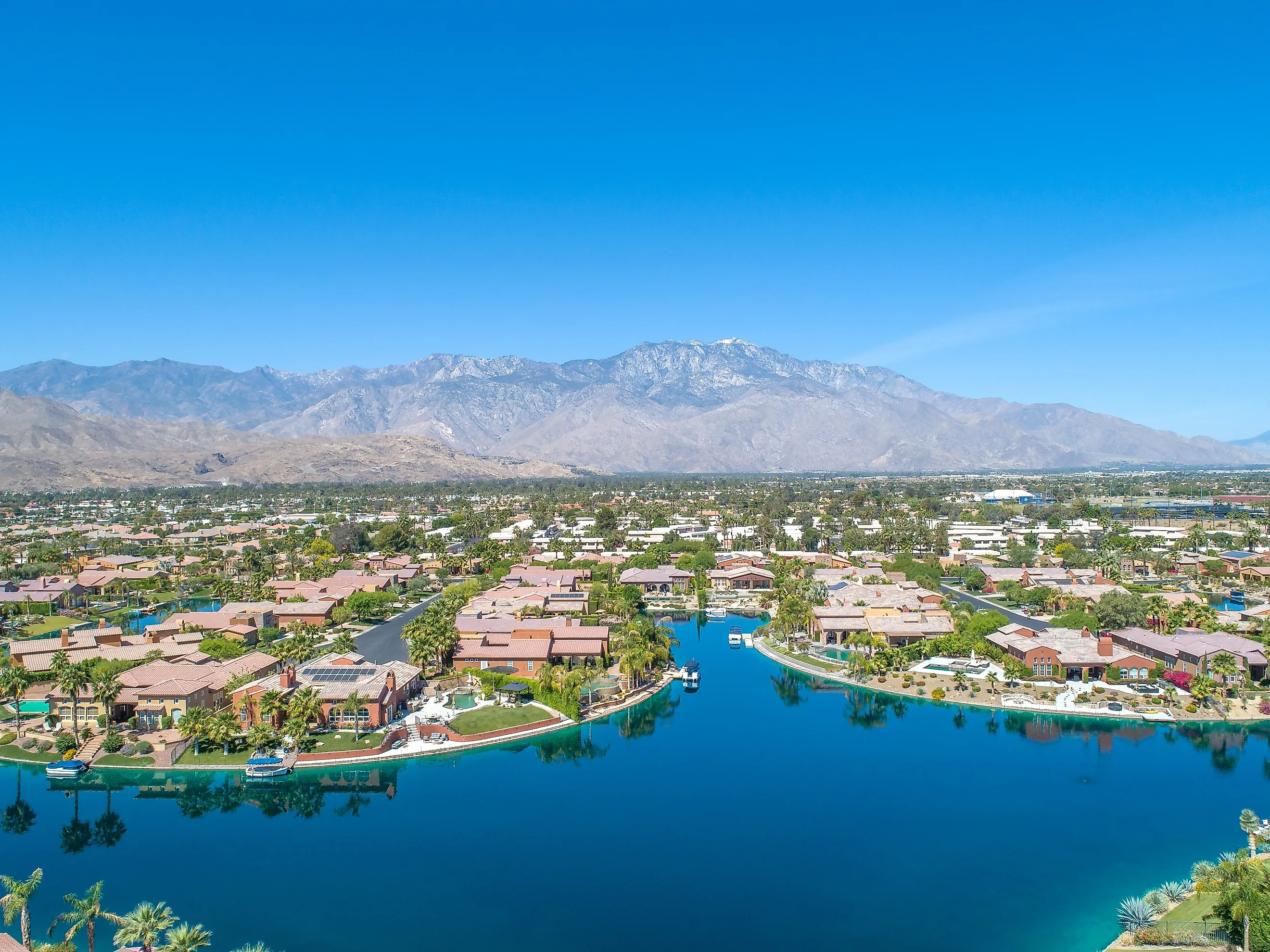 Aerial view of Rancho Santa Margarita in California.