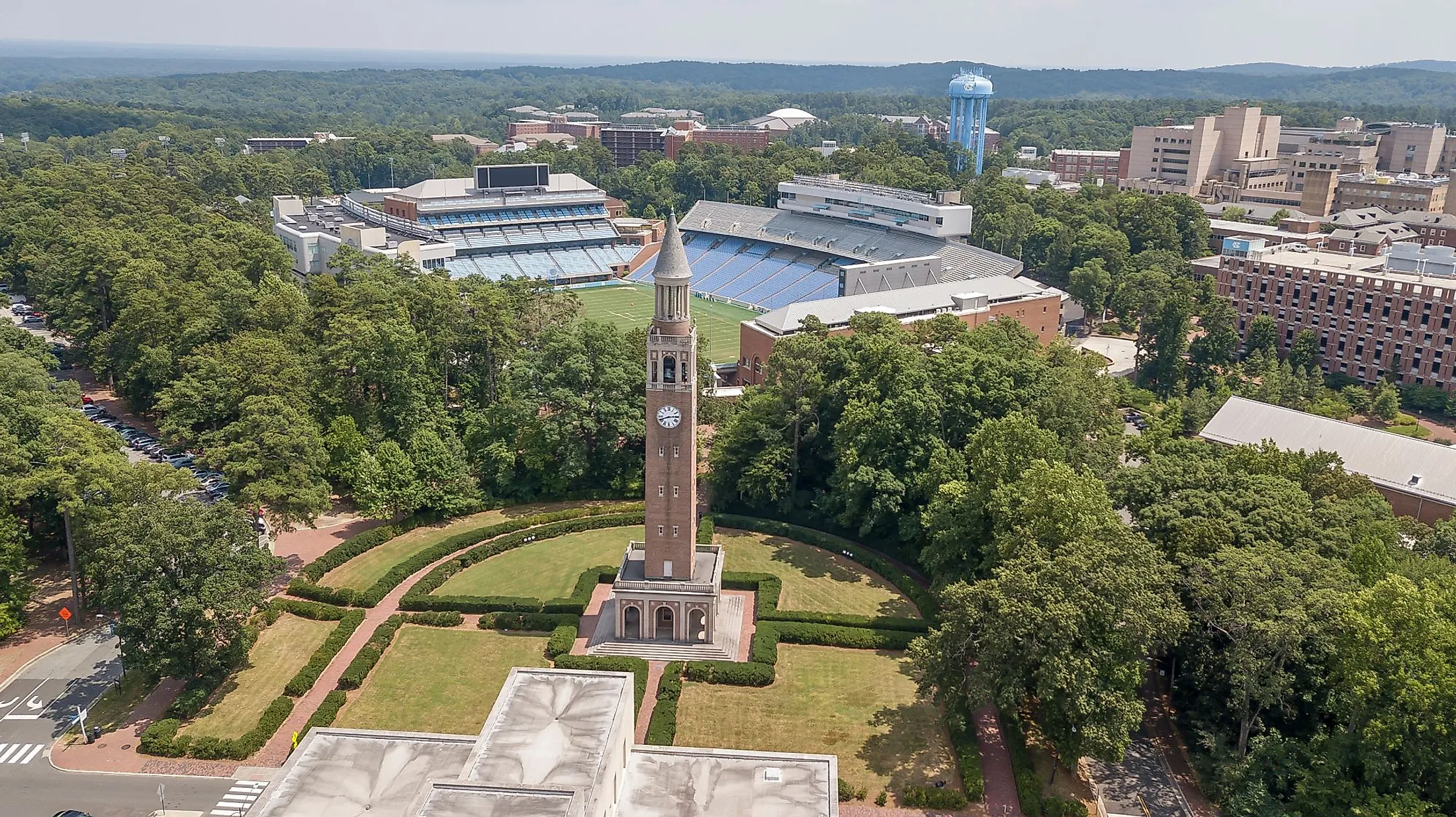 Kenan Memorial Stadium is located in Chapel Hill, North Carolina. Editorial credit: Grindstone Media Group / Shutterstock.com