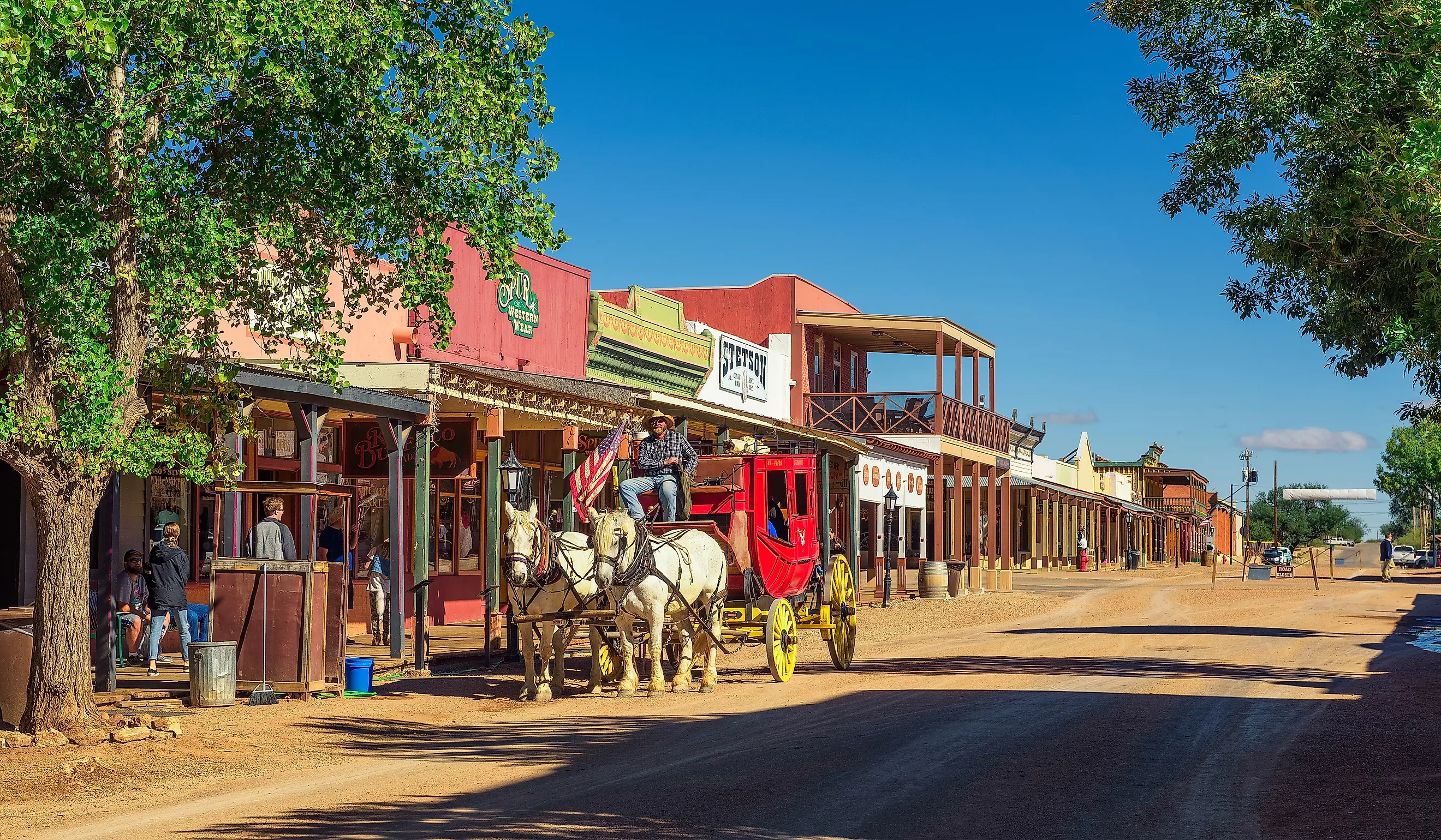 Historic Allen Street in Tombstone, Arizona, USA. Editorial credit: Nick Fox / Shutterstock.com