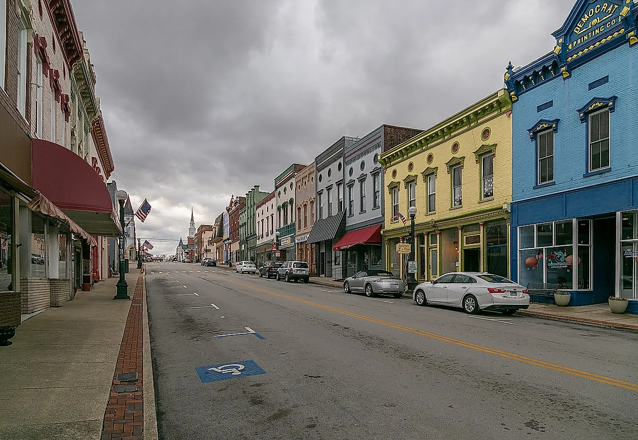 Harrodsburg, Kentucky. Image credit Christopher L. Riley, CC BY-SA 4.0, via Wikimedia Commons