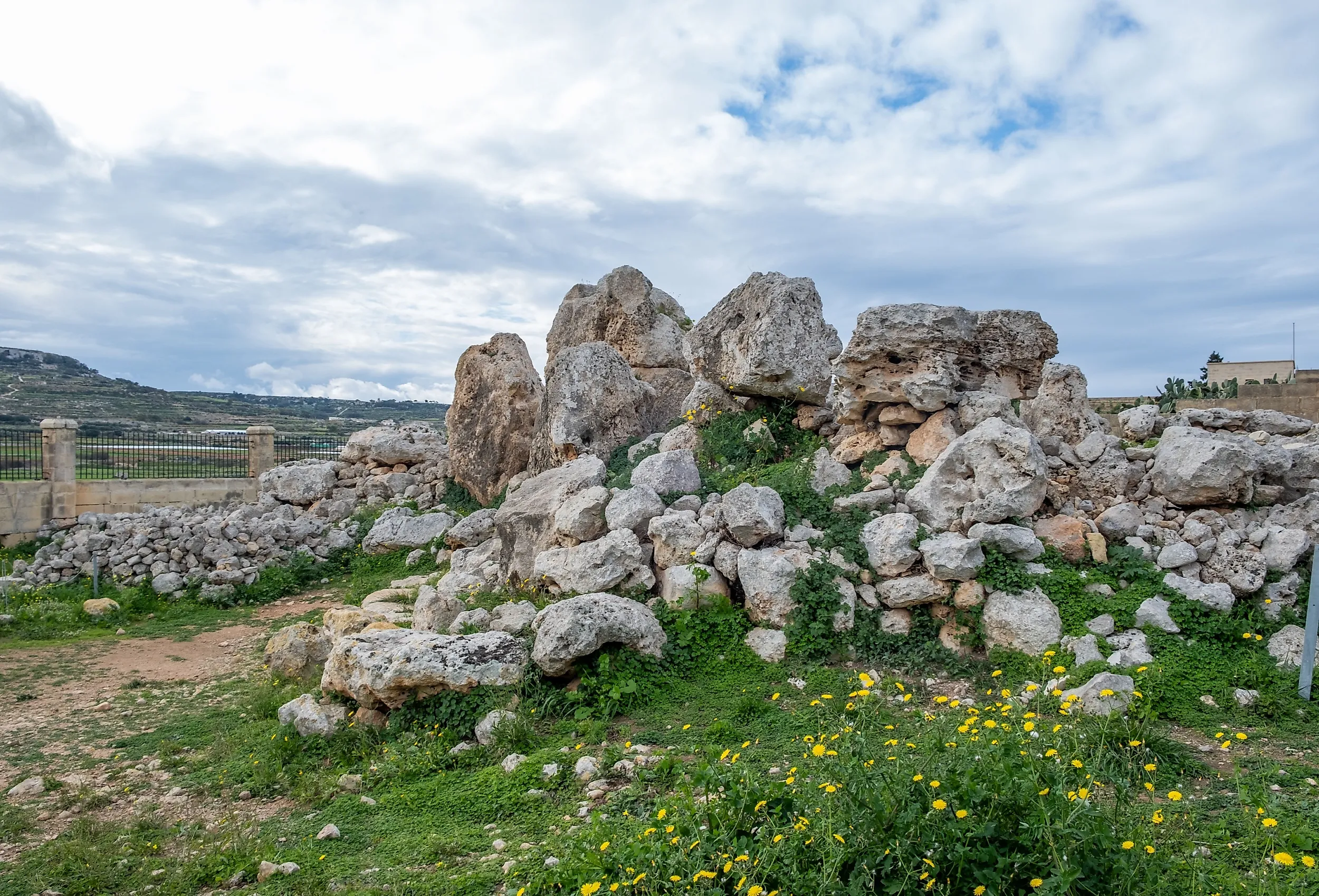 Ta' Ħaġrat Megalithic Site in Malta