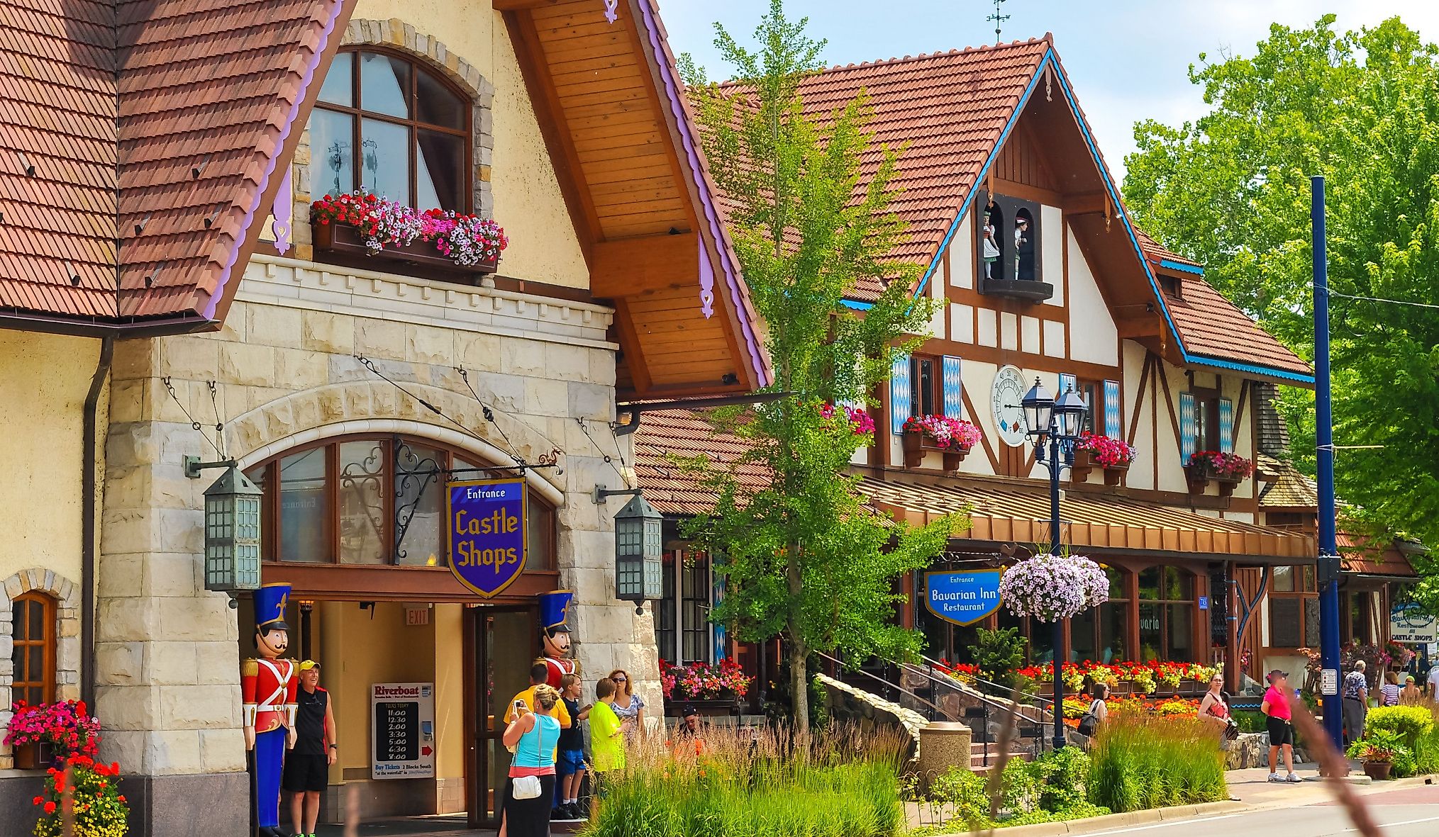  The Bavarian Inn, one of the main restaurants and attractions in this Michigan town. Editorial credit: Kenneth Sponsler / Shutterstock.com