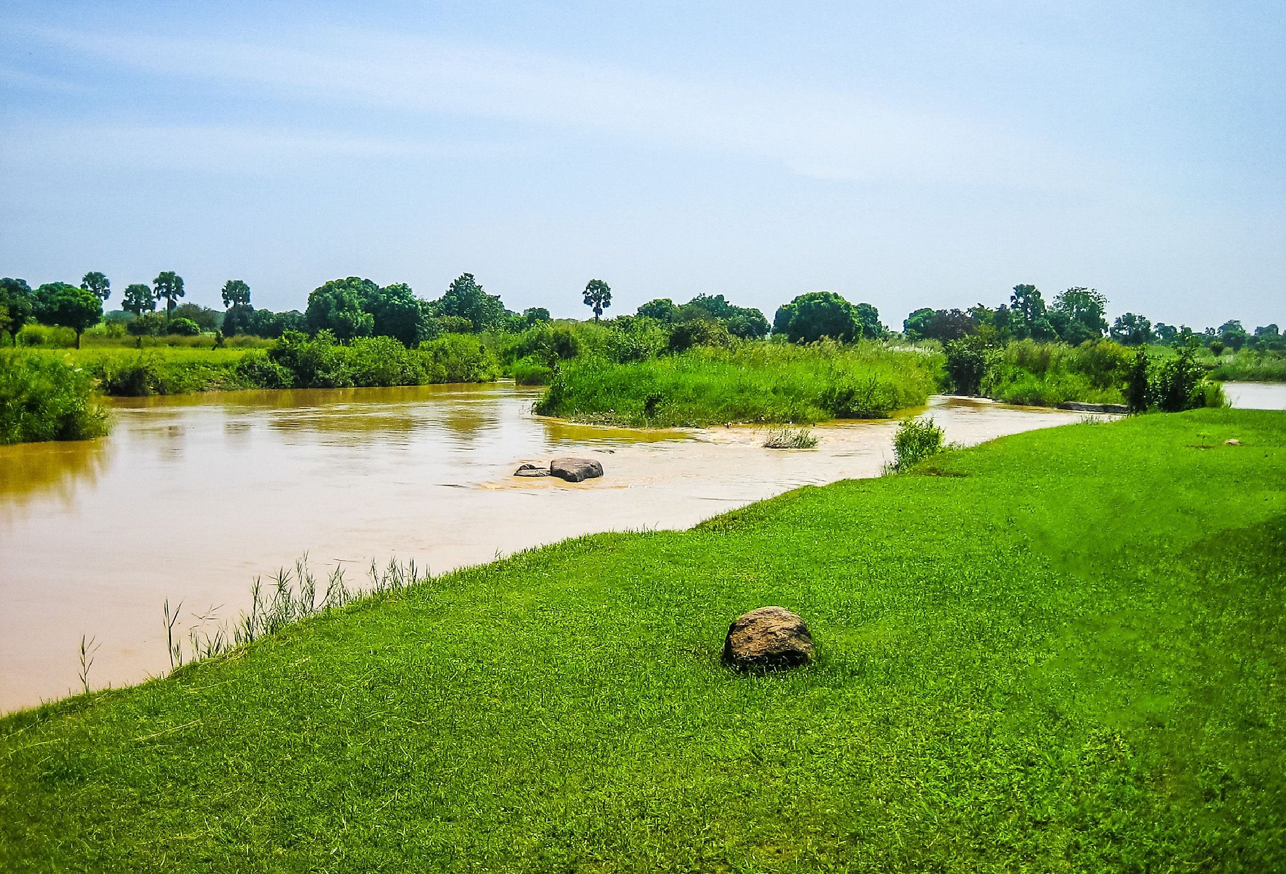 Kaduna River in Kaduna, Nigeria.