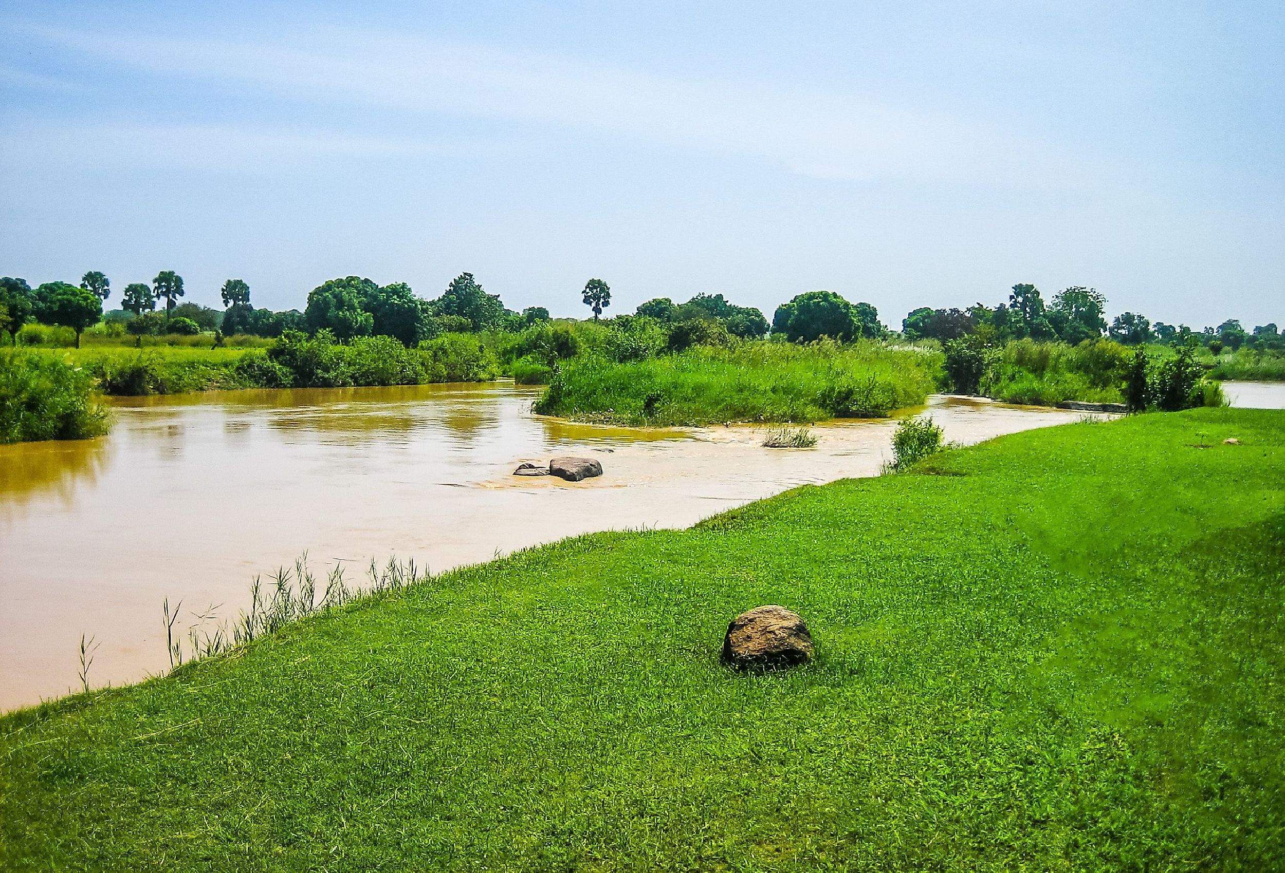 Kaduna River in Kaduna, Nigeria.