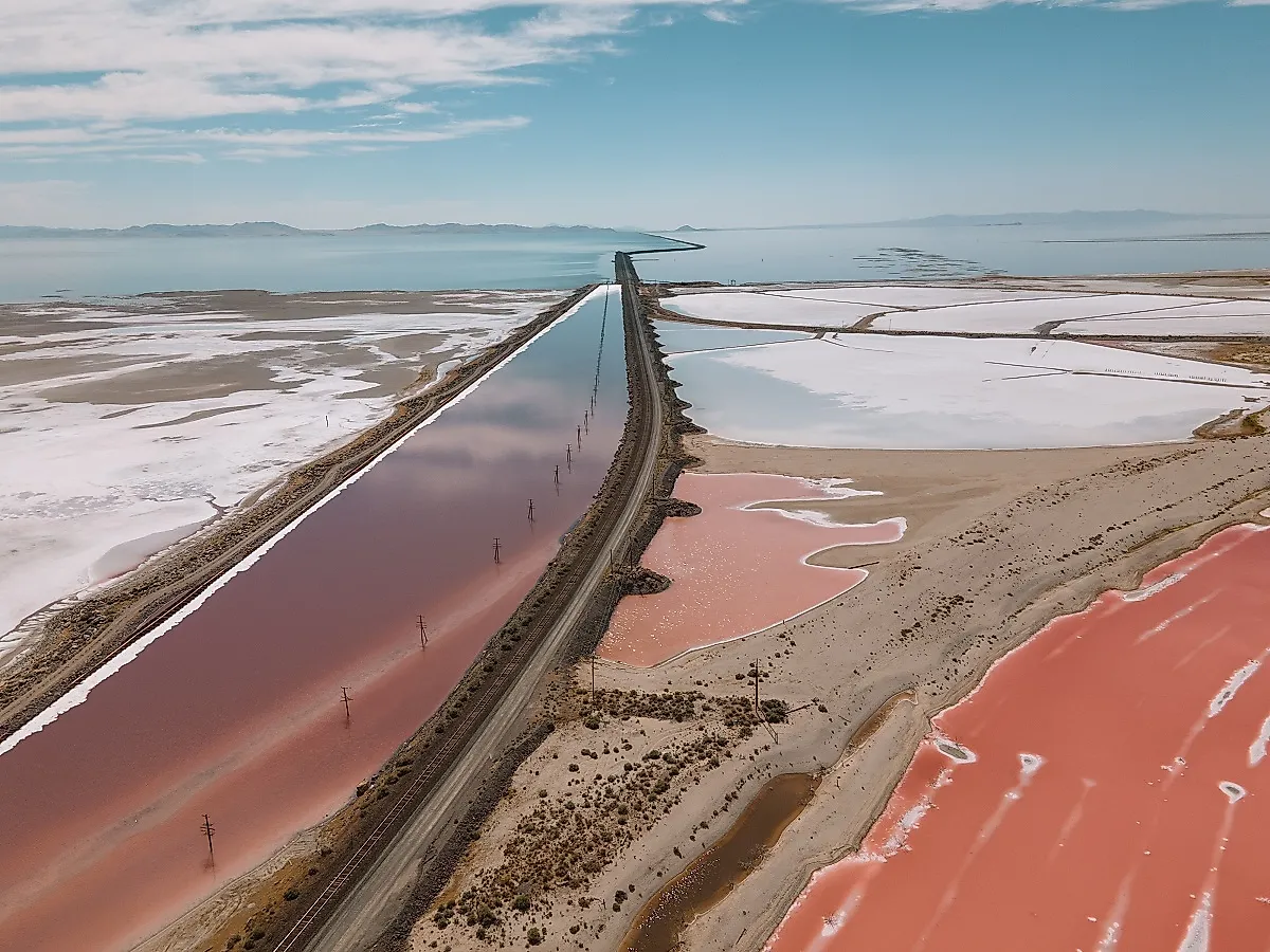 The Great Salt Lake in Utah. Image credit: Urvish Prajapati via Unsplash.