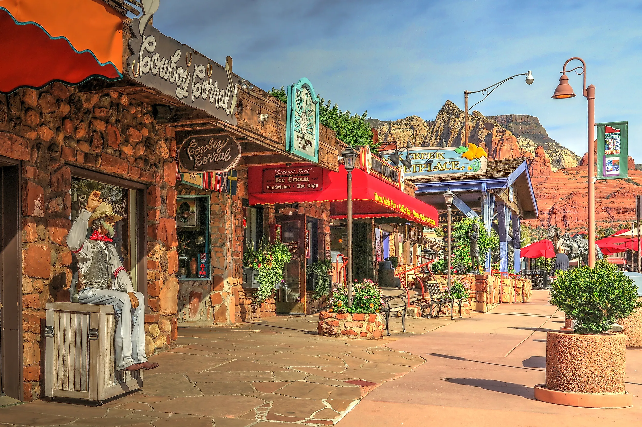 Main Street in Sedona, Arizona.