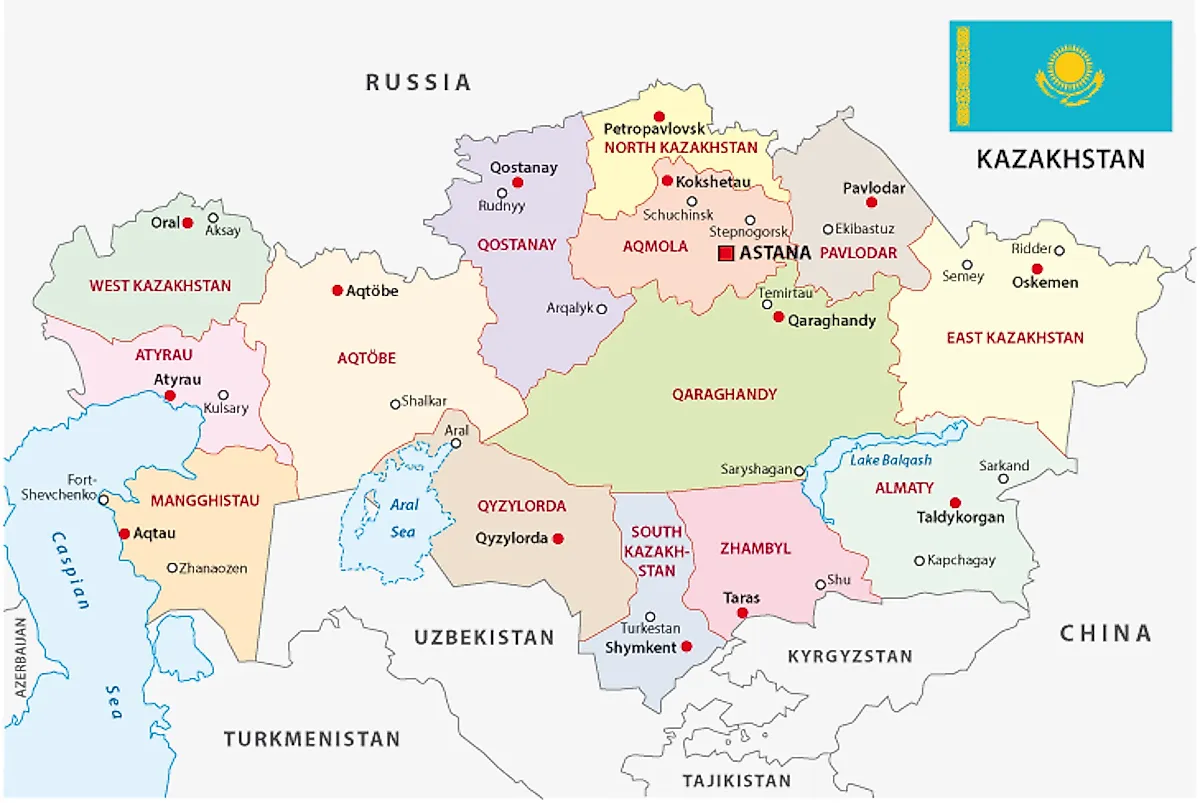 Kazakhstan Maps & Facts - World Atlas